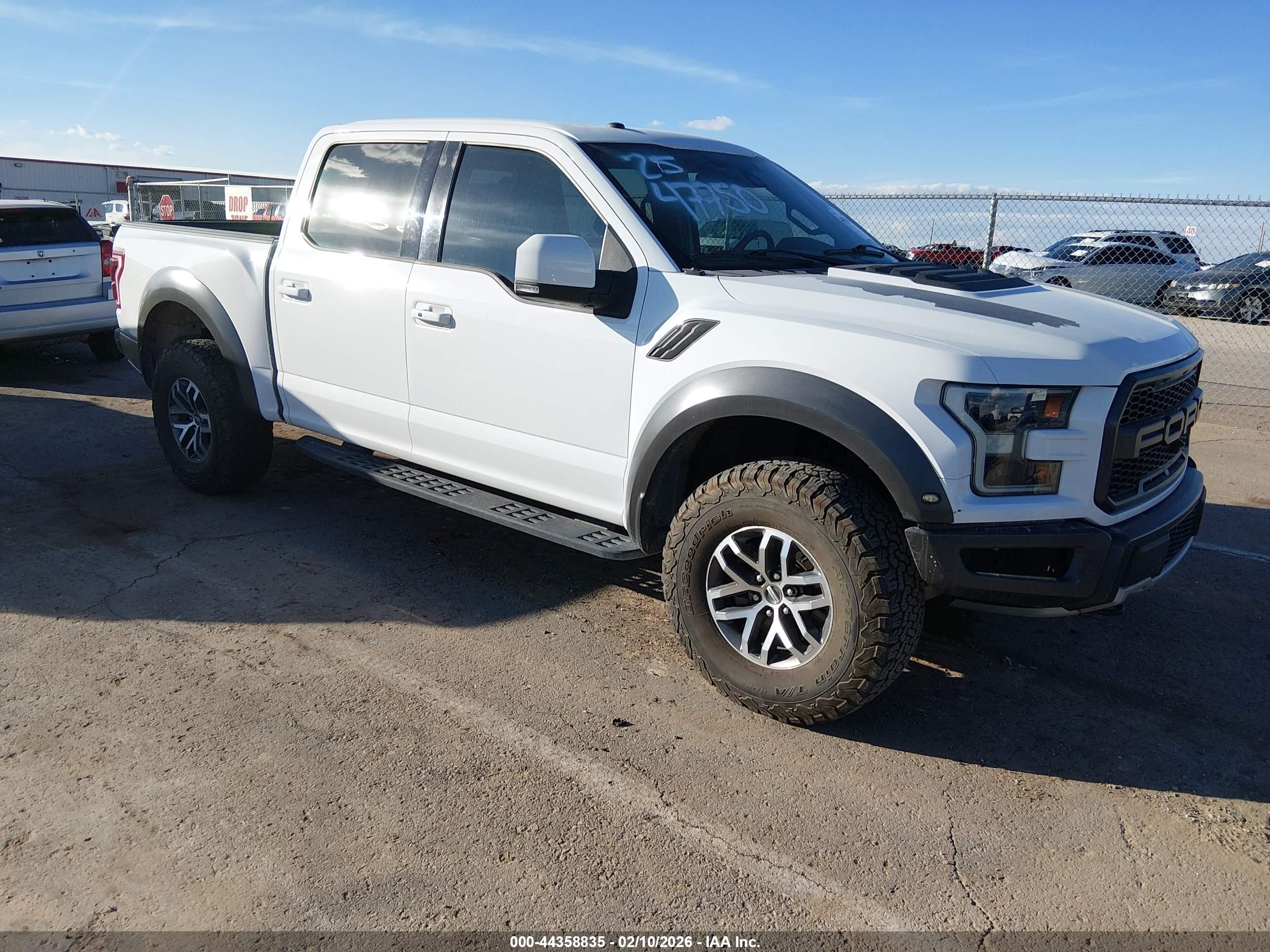 2017 Ford F-150 Raptor, VIN 1FTFW1RG3HFC90435 — Theft recovery