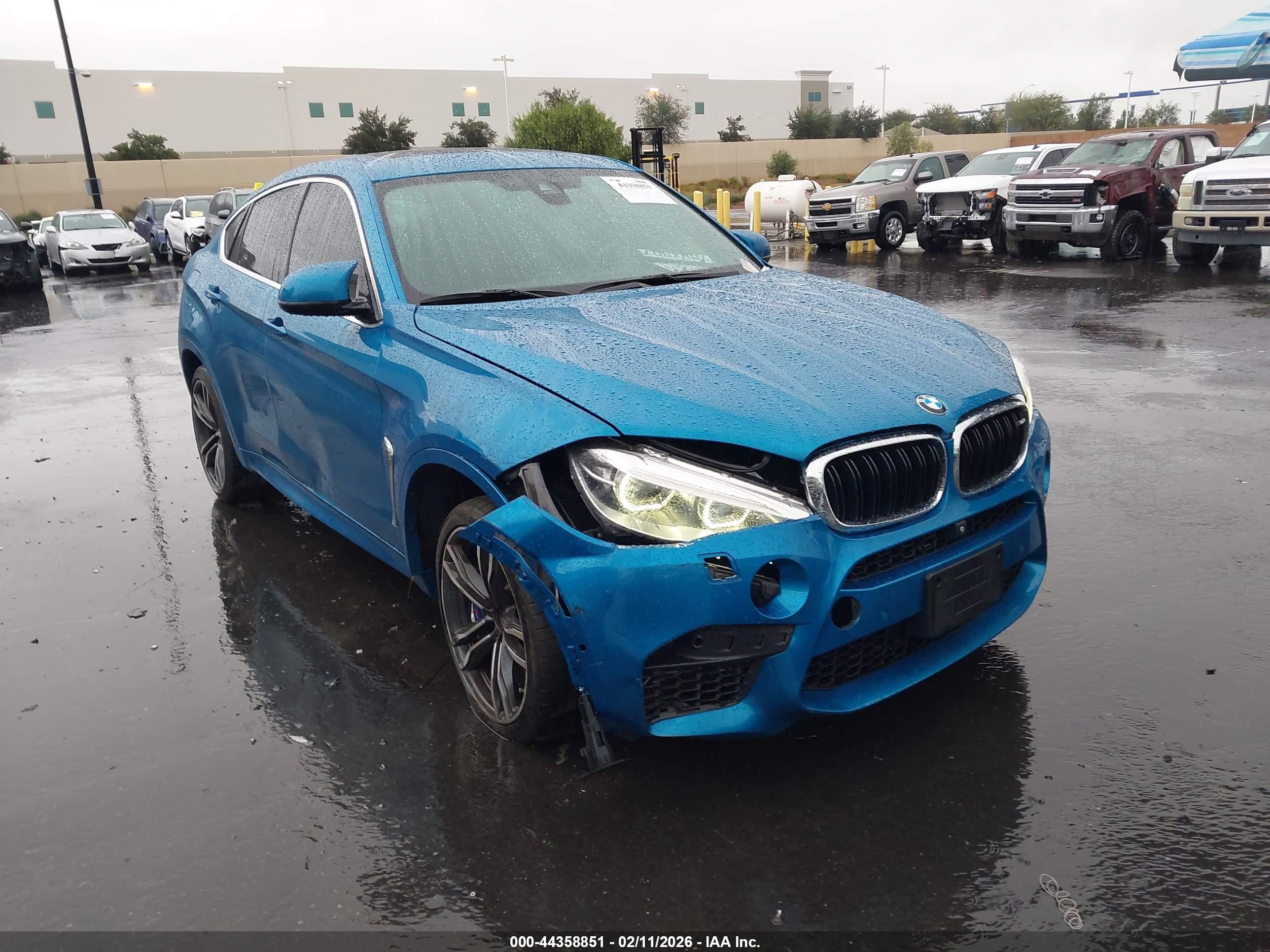 2015 BMW X6 M, VIN 5YMKW8C59F0G93960 — Front end