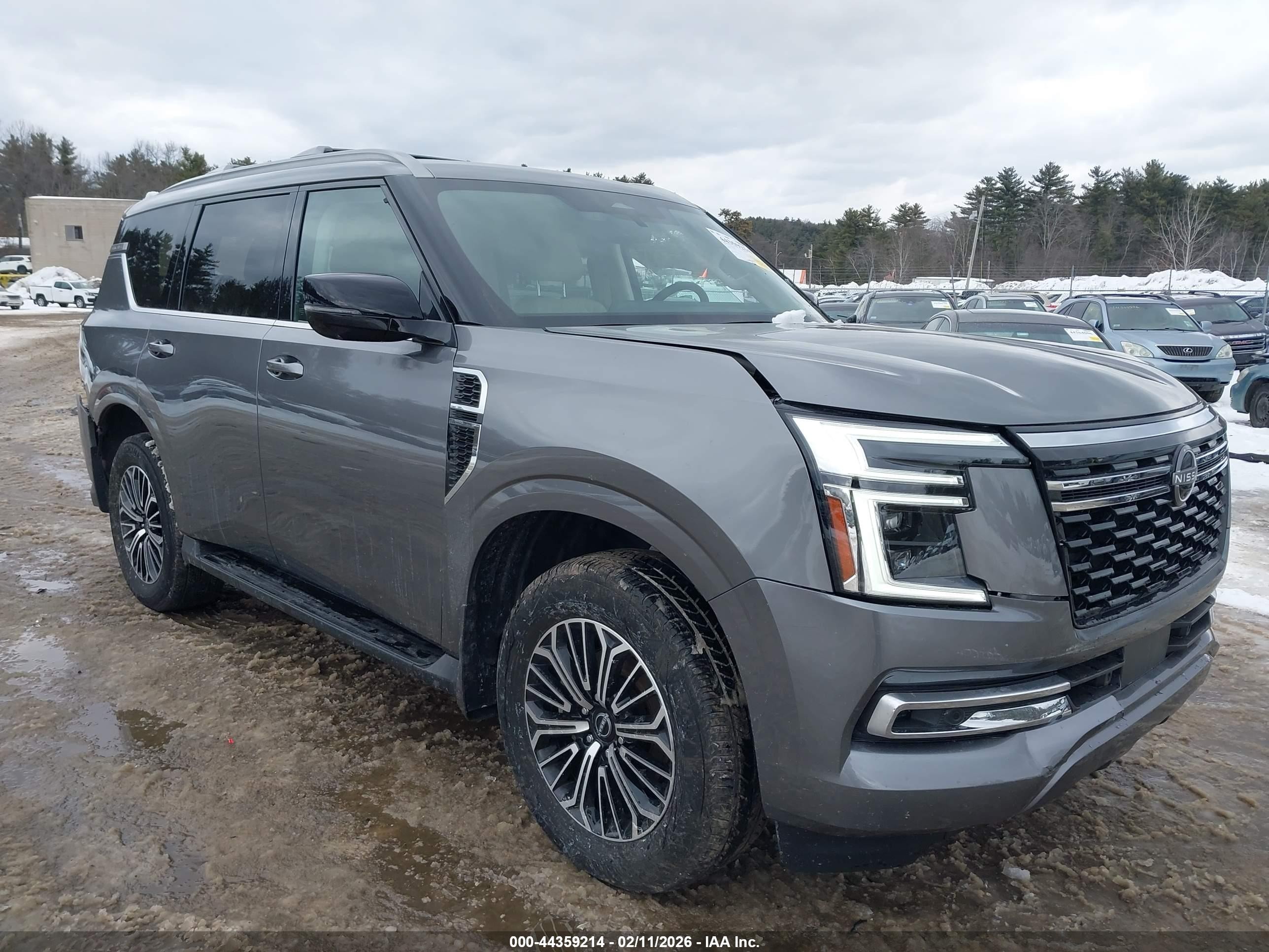 2025 Nissan Armada Platinum, VIN JN8AY3EB2S9101665 — Rear end