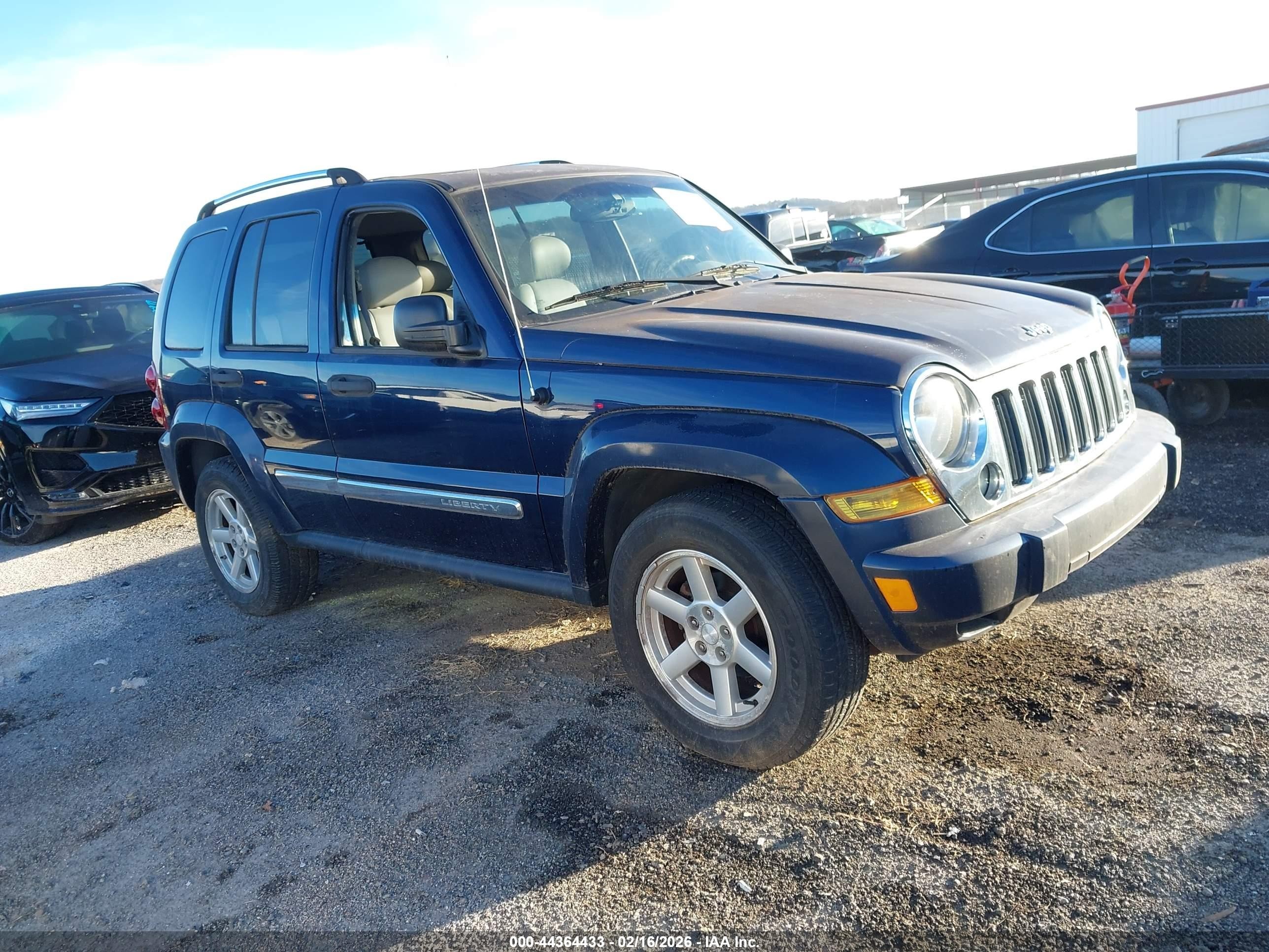 2006 Jeep Liberty Limited, VIN 1J8GL58K56W166764 — Not stated