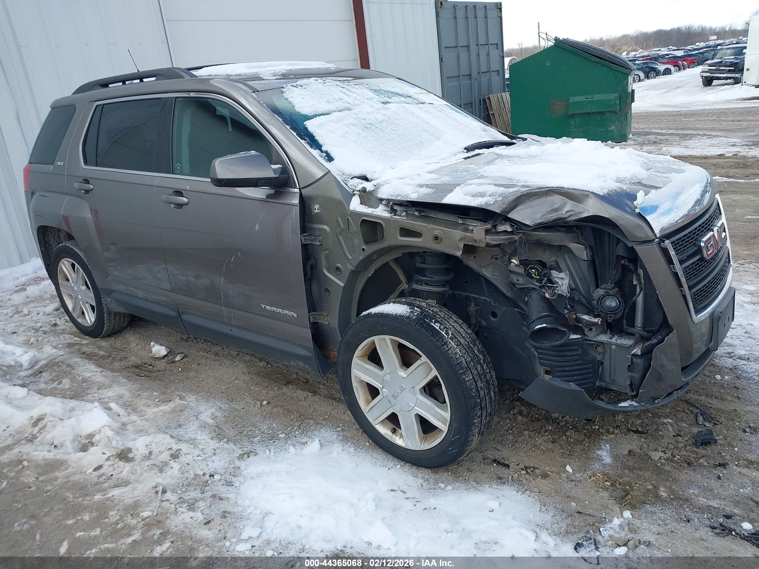 2011 GMC Terrain SLT-1, VIN 2CTALUEC3B6209771 — Front end