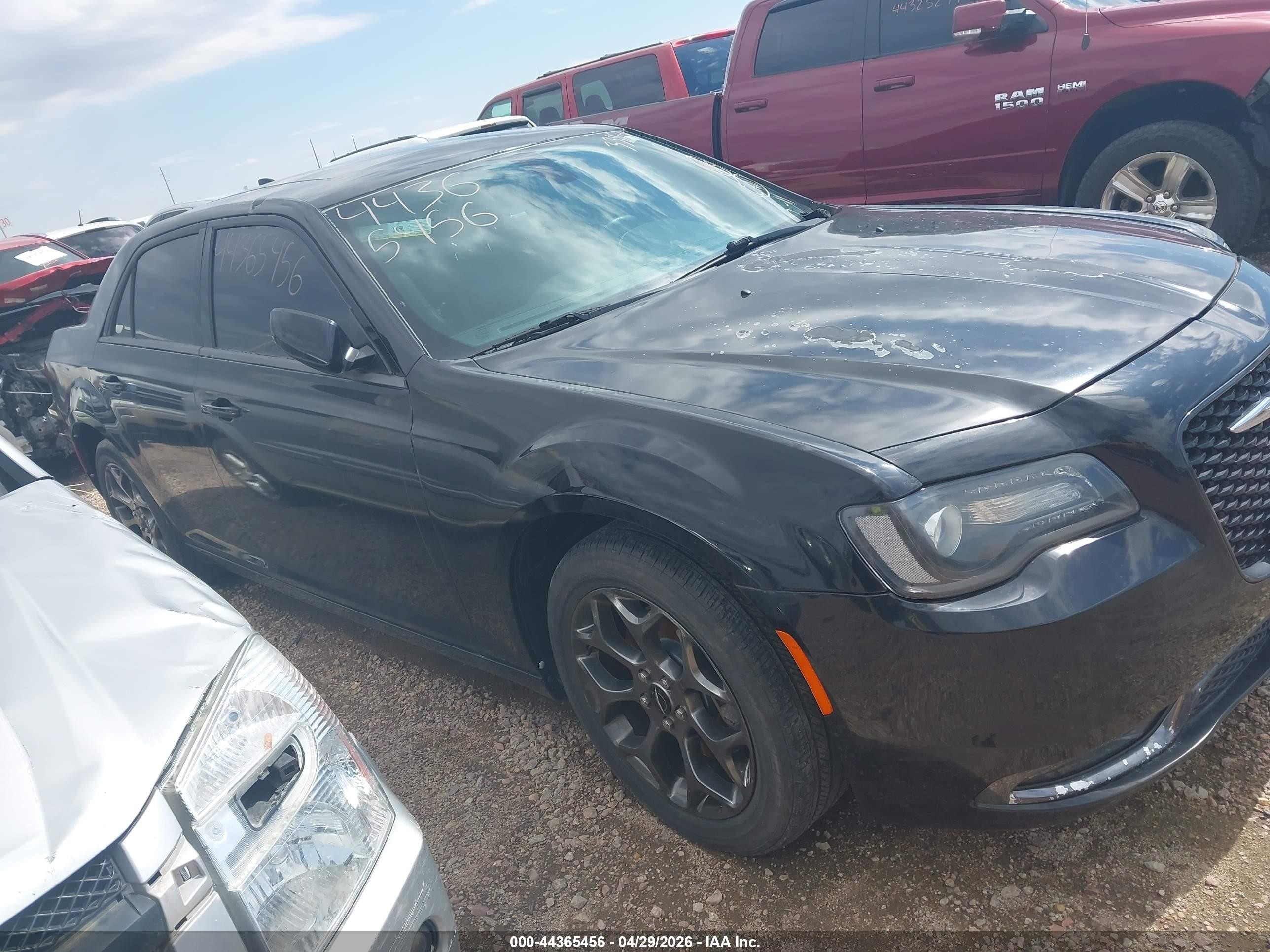 2015 Chrysler 300 S, VIN 2C3CCAGG4FH887656 — Theft recovery