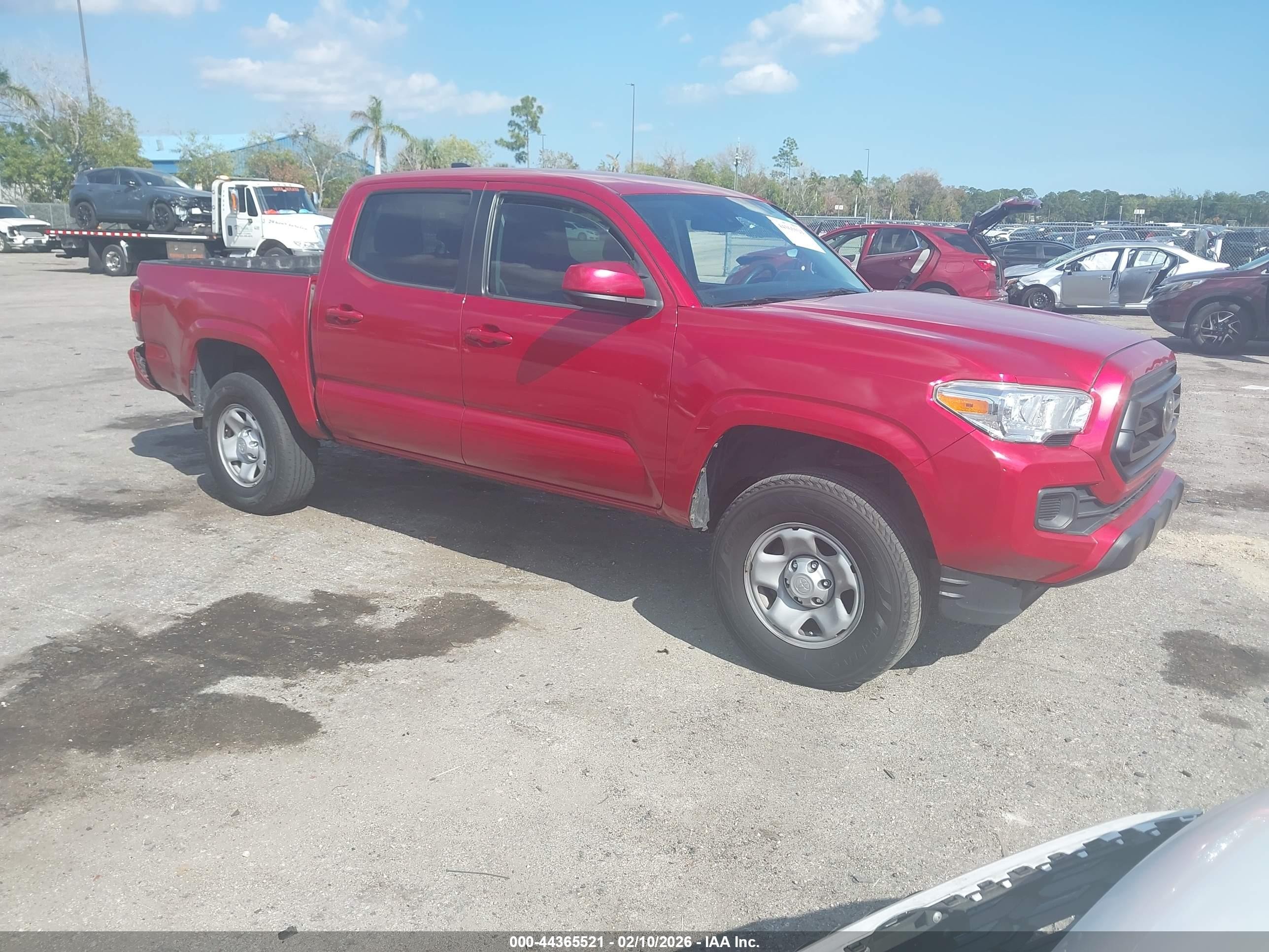 2021 Toyota Tacoma SR, VIN 3TYAX5GN4MT016501 — Rear end
