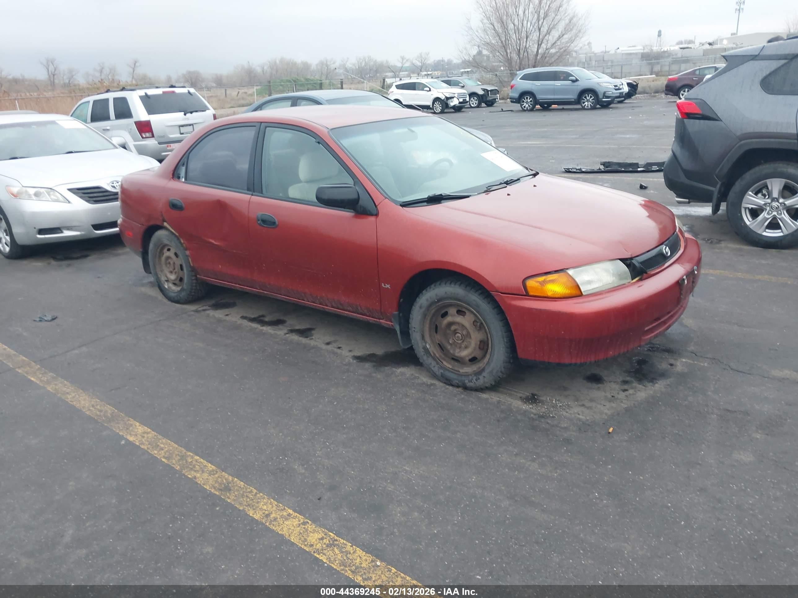1998 Mazda Protege DX, VIN JM1BC1418W0214607 — All over