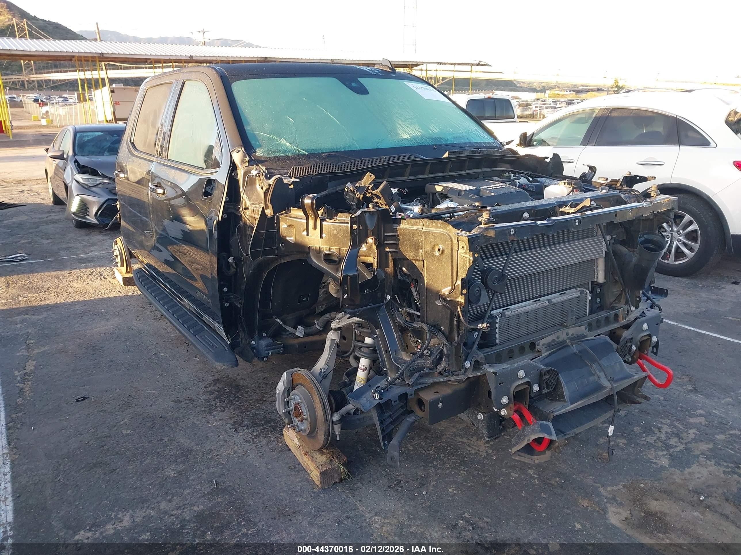 2021 GMC Sierra 1500 AT4, VIN 1GTU9EET4MZ220279 — Stripped