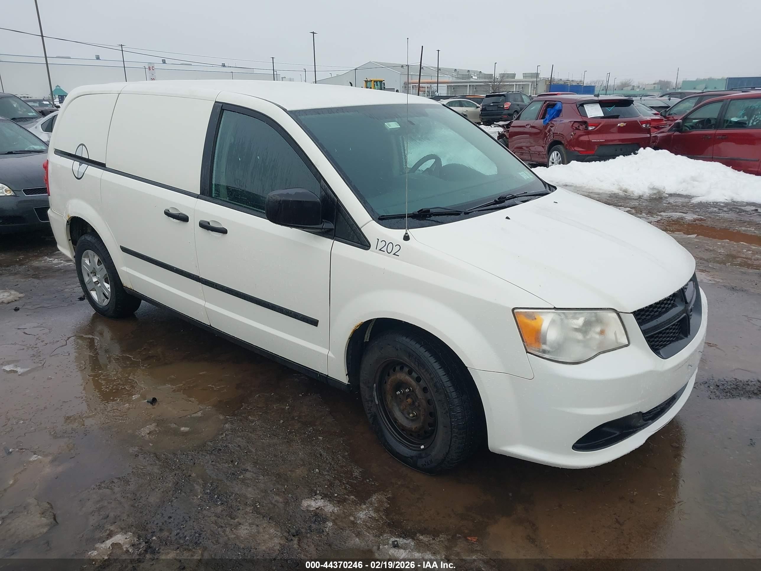 2012 Ram Cargo Van, VIN 2C4RDGAGXCR371774 — Front end