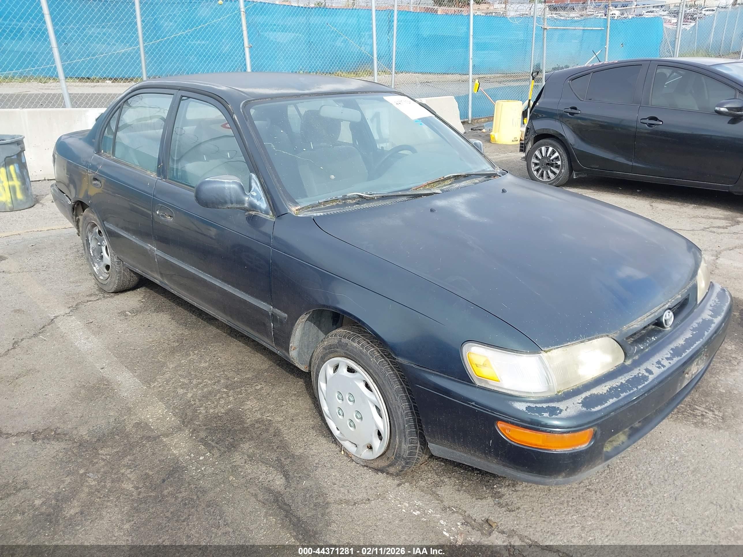 1997 Toyota Corolla CE, VIN 1NXBA02E6VZ641860 — Rear end