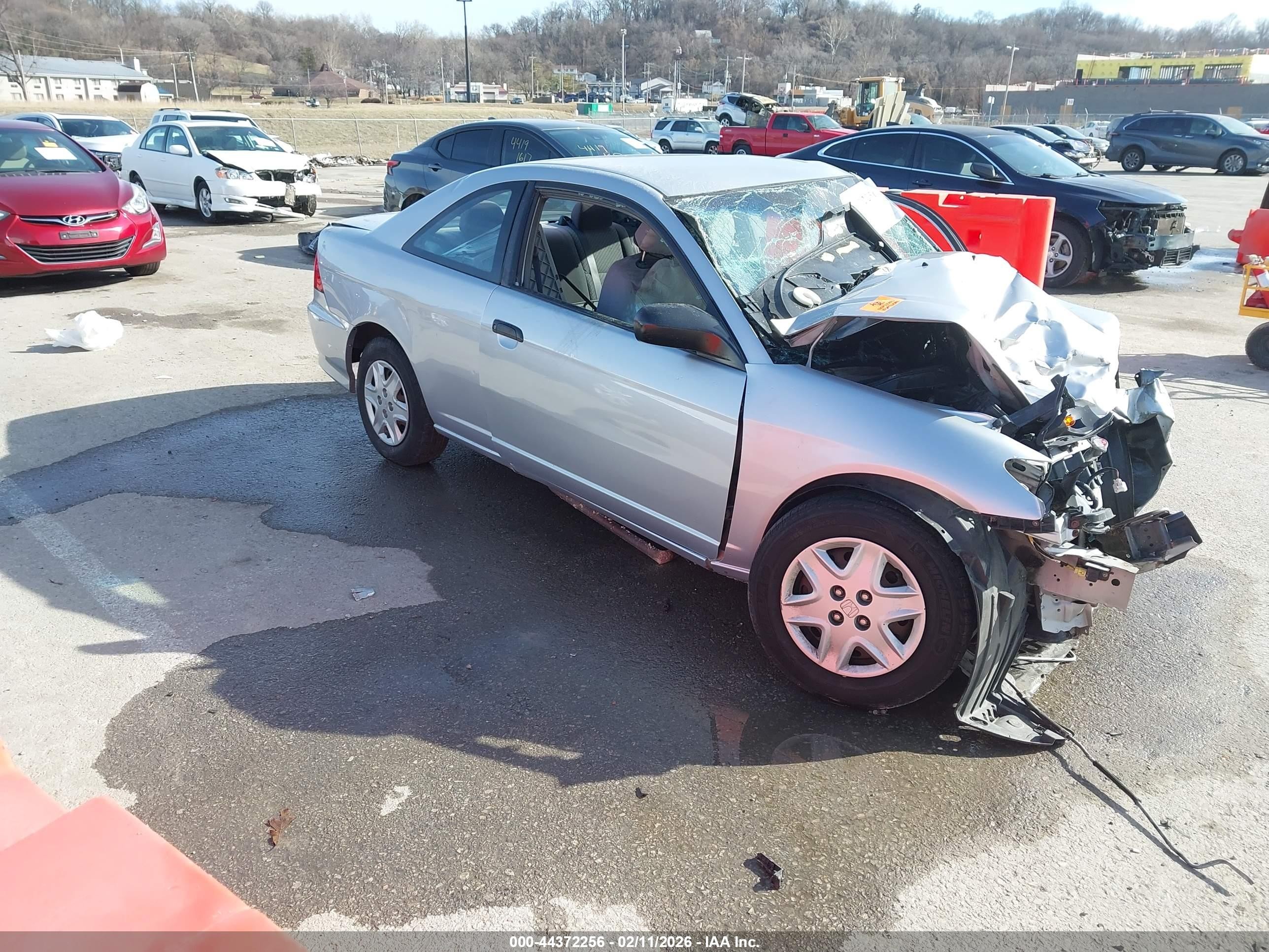 2005 Honda Civic VP, VIN 1HGEM22115L049615 — Biohazard / chemical