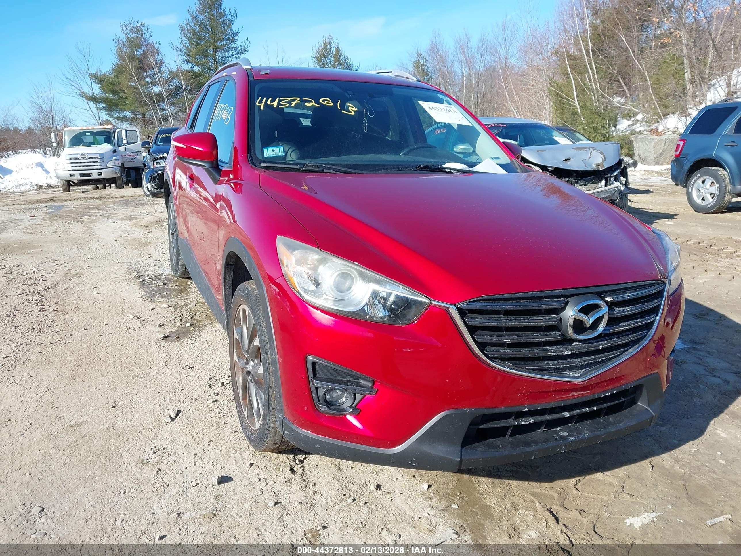2016 Mazda CX-5 Grand Touring, VIN JM3KE2DY6G0662592 — Пресная вода