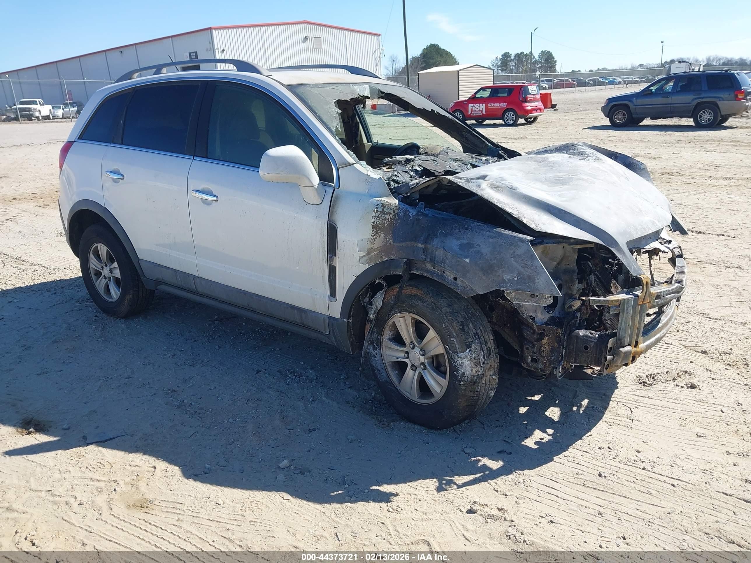 2008 Saturn VUE XE, VIN 3GSCL33P48S702703 — Engine fire
