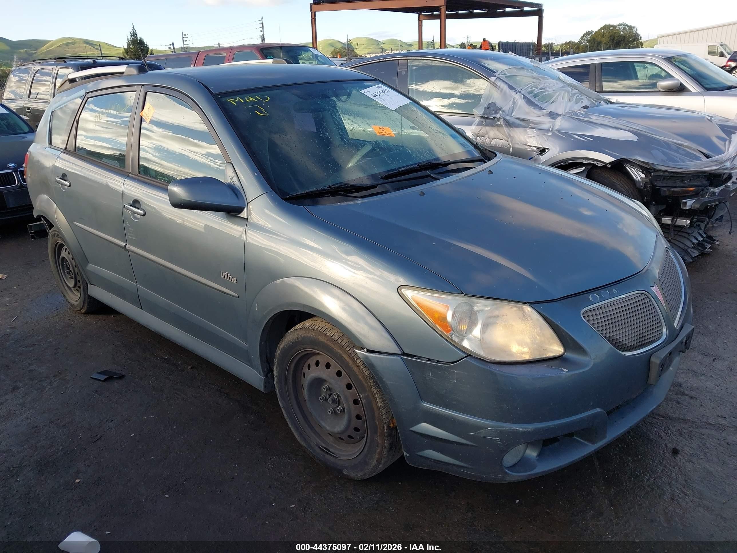 2007 Pontiac Vibe, VIN 5Y2SL65897Z408696 — Biohazard / chemical