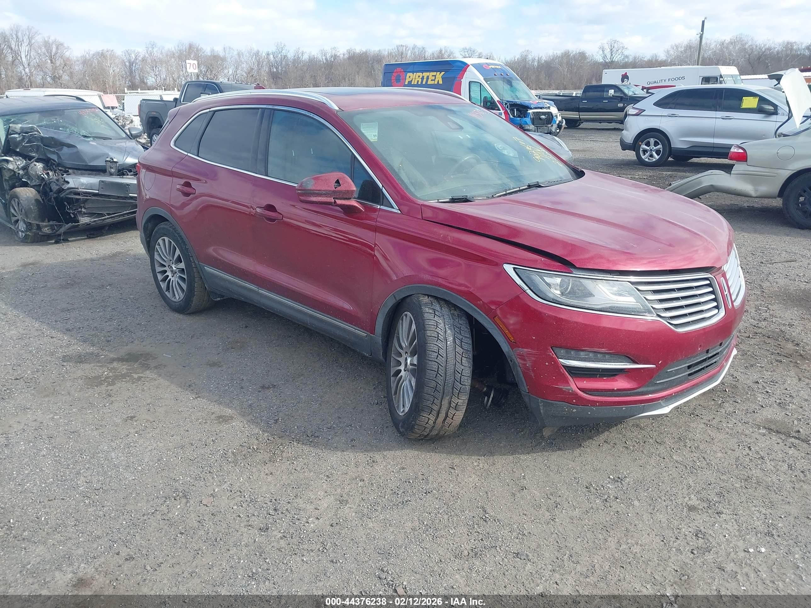 2015 Lincoln MKC, VIN 5LMCJ1A95FUJ22845 — Theft recovery