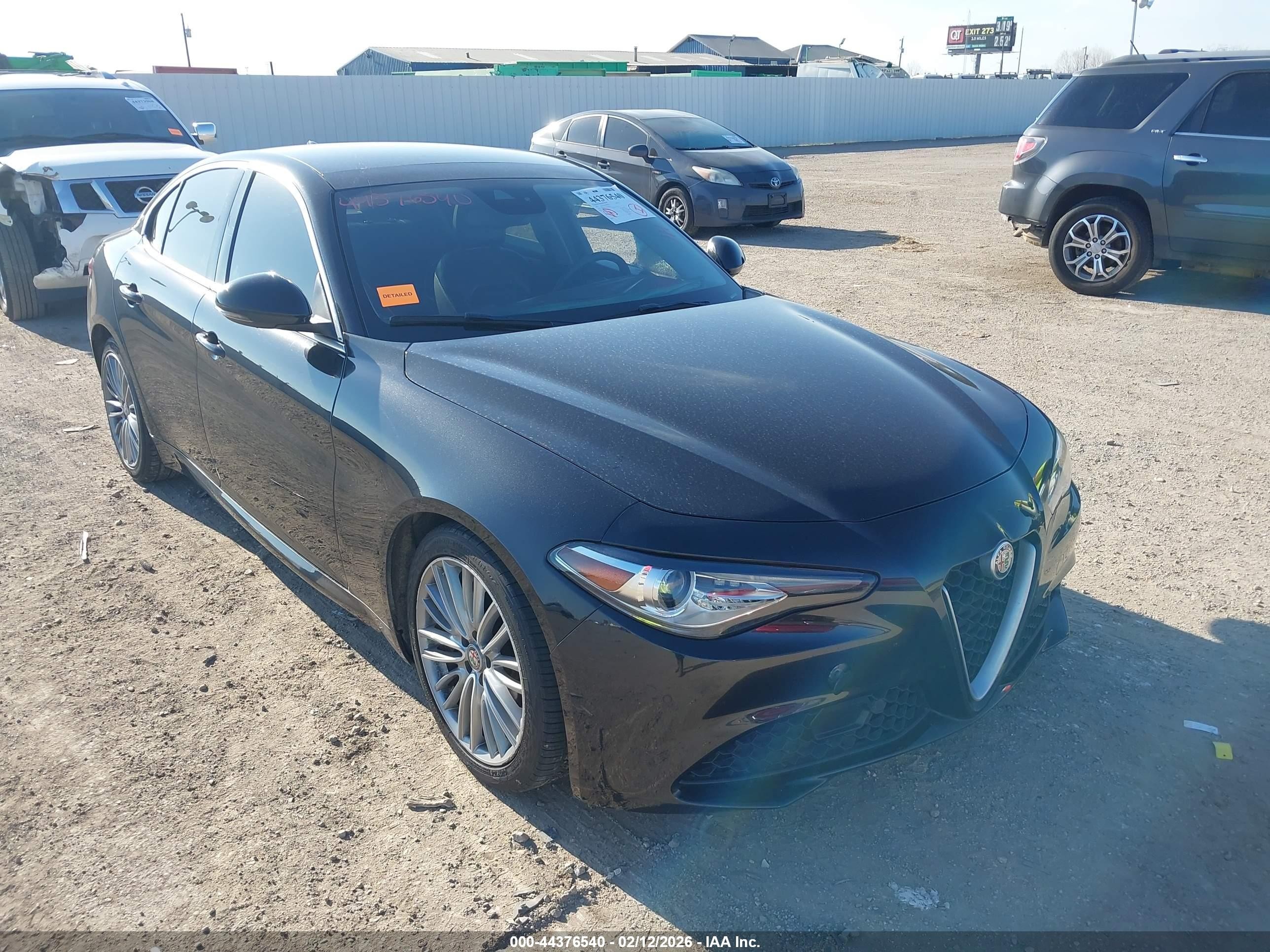 2017 Alfa Romeo Giulia Ti, VIN ZARFAECN5H7529626 — Vandalism