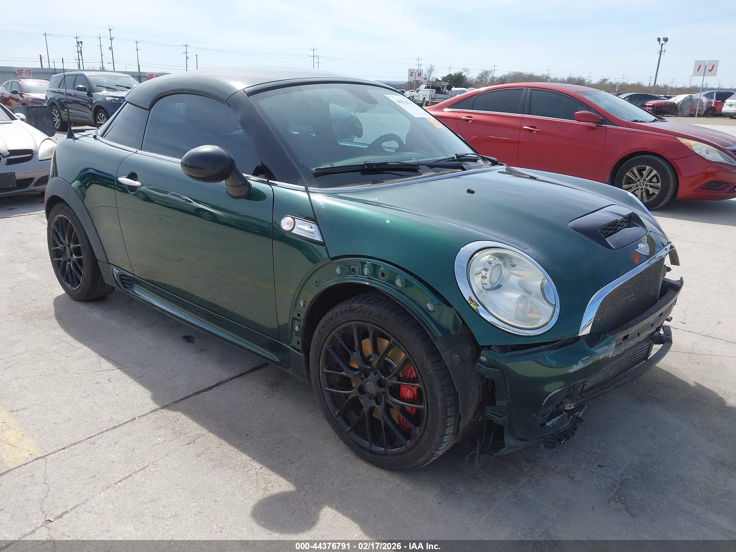 2013 MINI Coupe John Cooper Works, VIN WMWSX9C58DT655136 — Front end