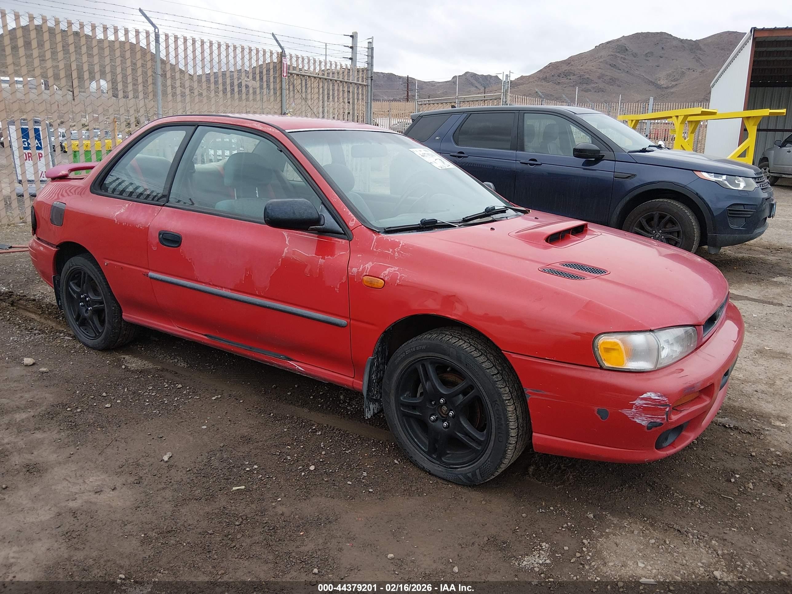 1998 Subaru Impreza L, VIN JF1GM4350WG401250 — Бок