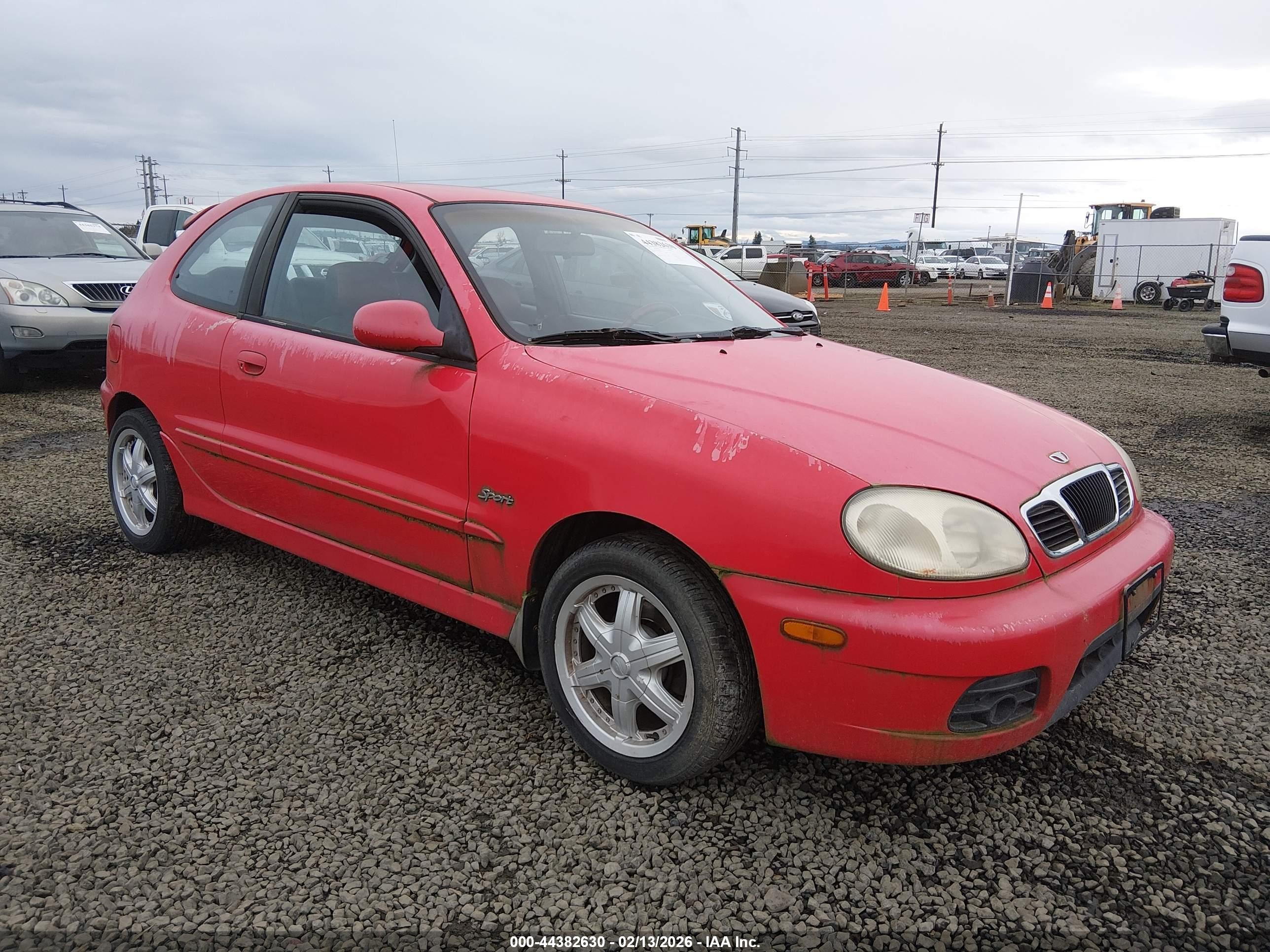 2001 Daewoo Lanos SPORT, VIN KLATB22611B652014 — Обычный износ
