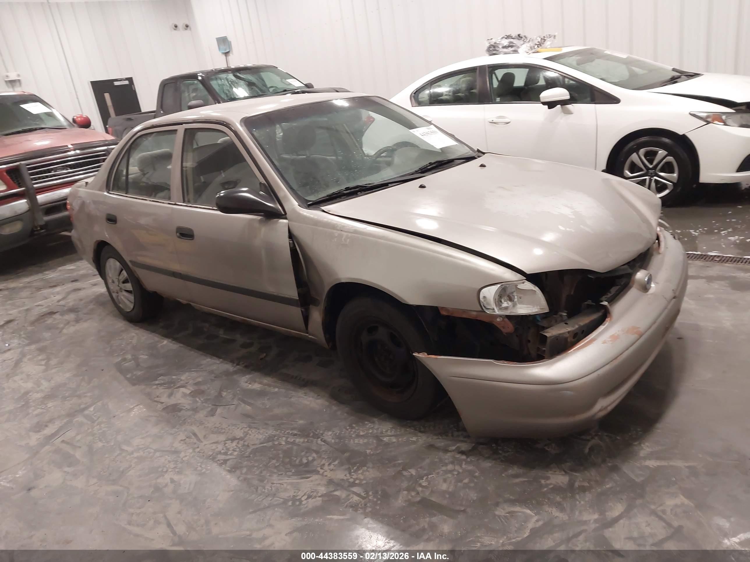 1999 Chevrolet Prizm, VIN 1Y1SK5287XZ433108 — Front end