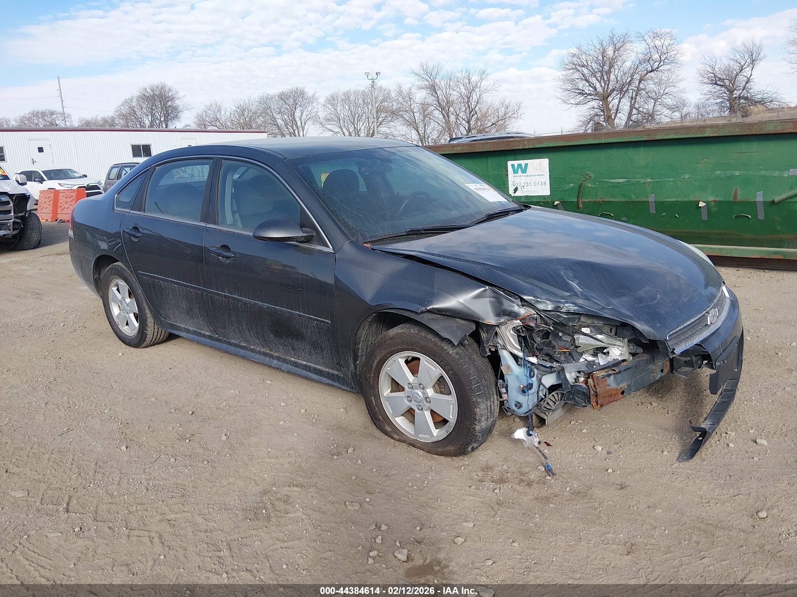2010 Chevrolet Impala LT, VIN 2G1WB5EK8A1182265 — Front end
