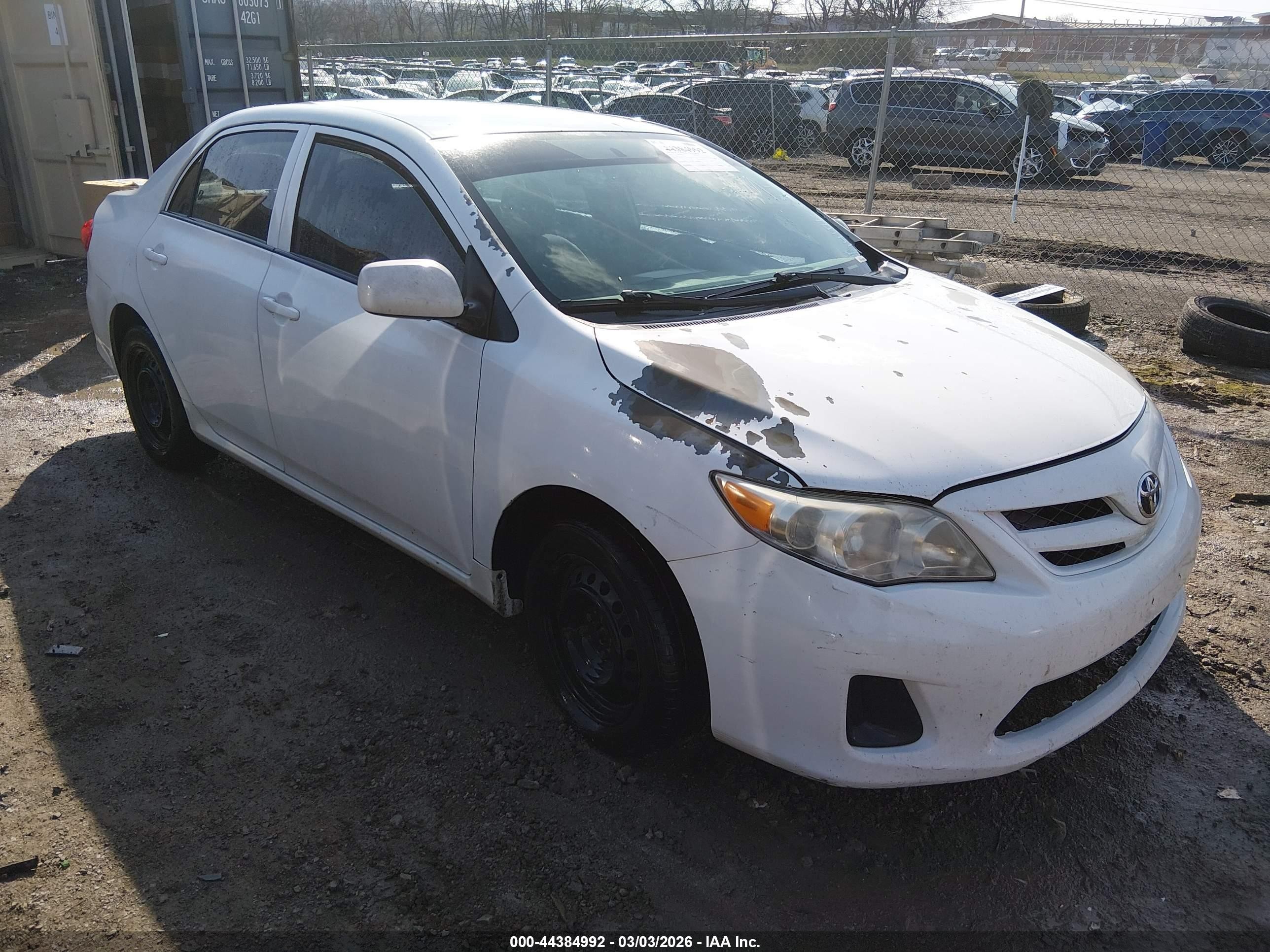 2013 Toyota Corolla S, VIN 5YFBU4EE9DP214411 — Front end