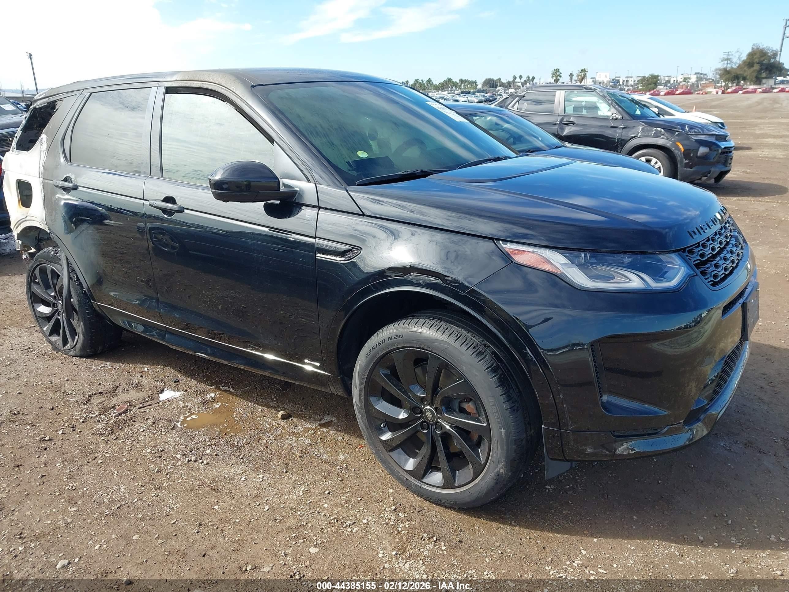 2020 Land Rover Discovery Sport, VIN SALCM2GX6LH847698 — Interior fire