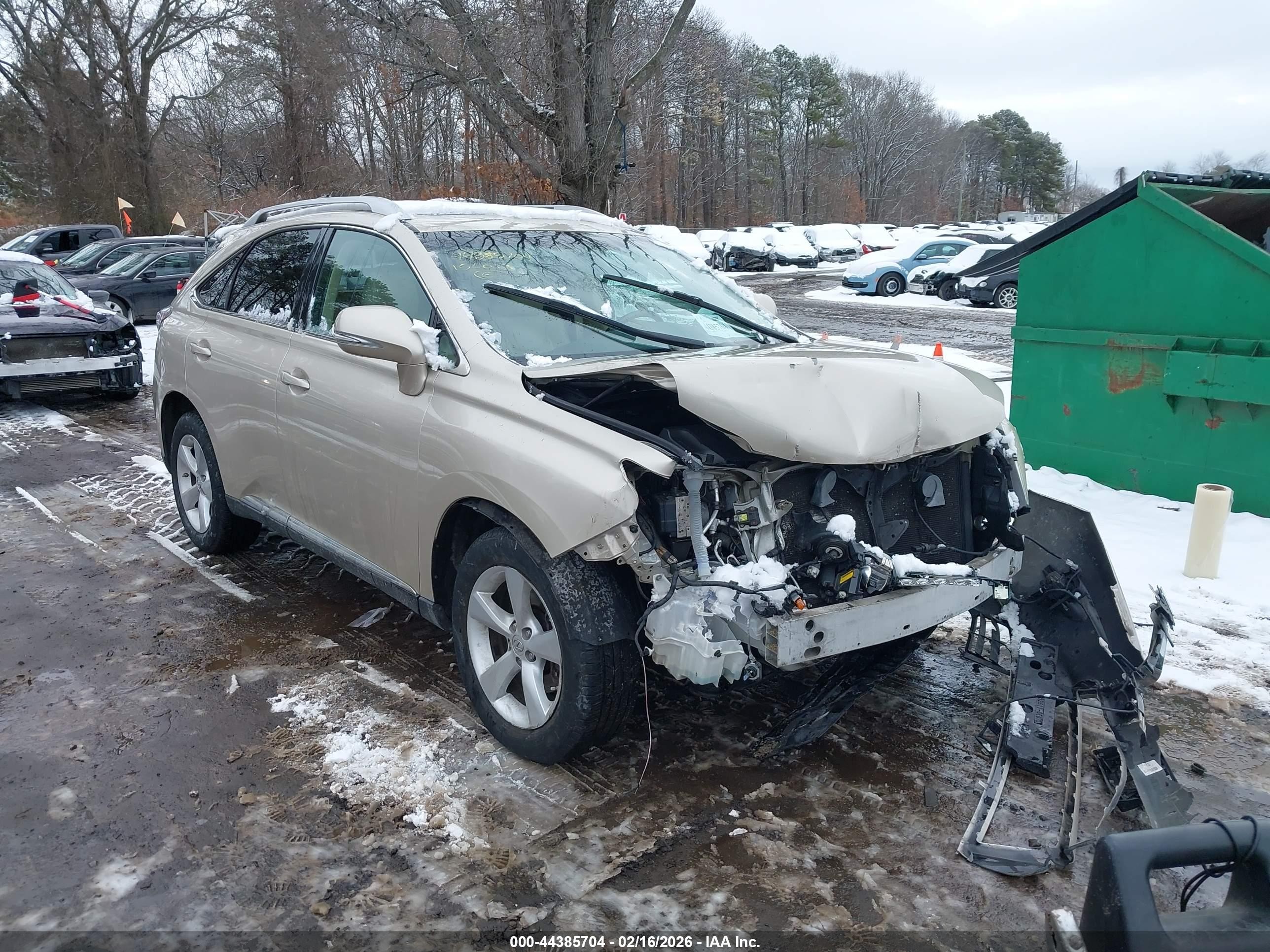 2015 Lexus RX 350, VIN 2T2BK1BA0FC305572 — Front end