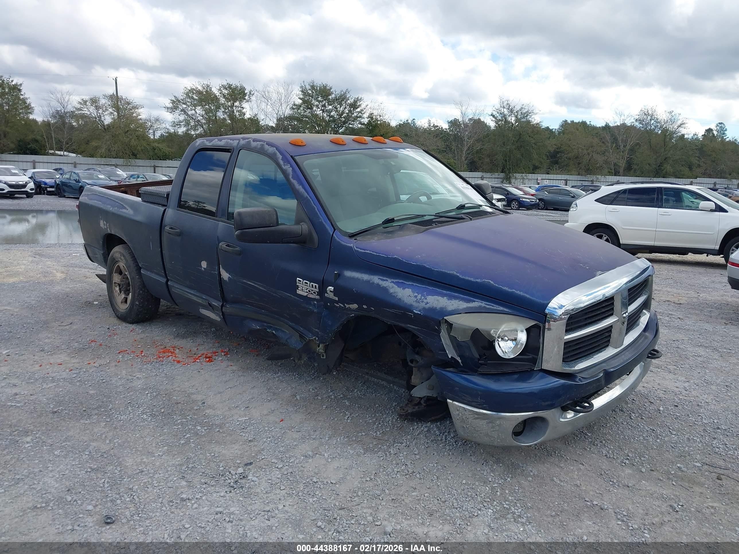 2007 Dodge RAM, VIN 3D3KR28A67G849537 — Перед