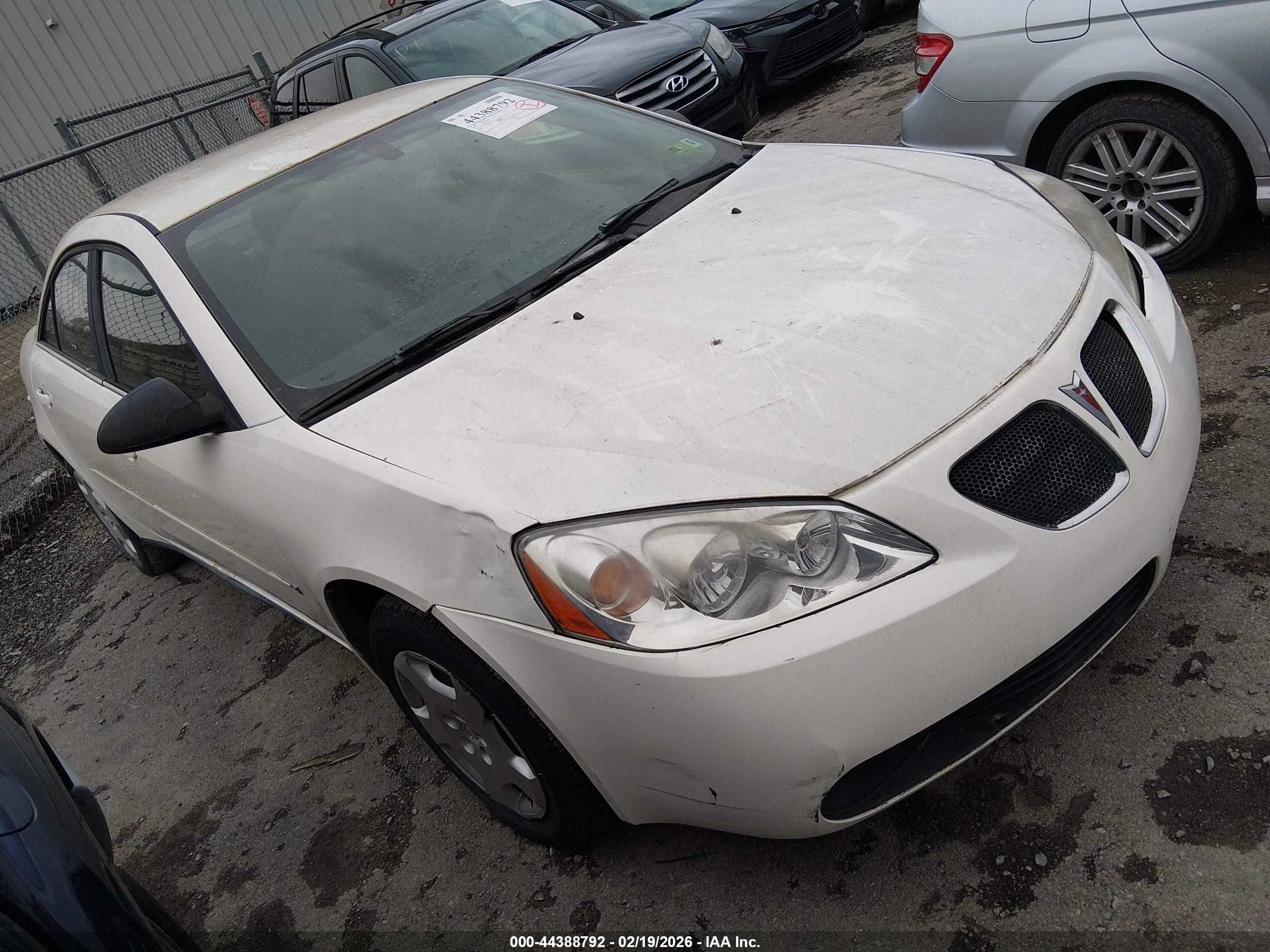 2007 Pontiac G6 1SV Value Leader, VIN 1G2ZF58B474103342 — Repossession