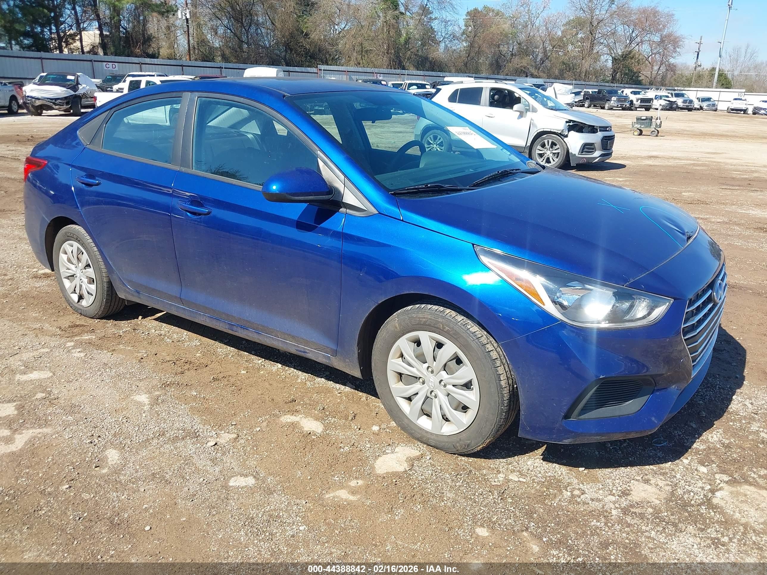 2022 Hyundai Accent SE, VIN 3KPC24A67NE164832 — Front end
