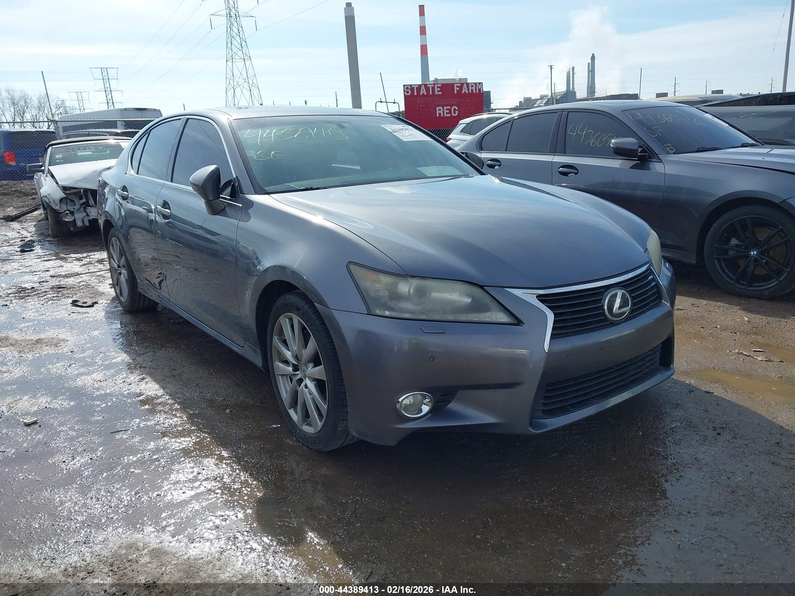 2014 Lexus GS 350, VIN JTHCE1BL3E5021610 — Rear end