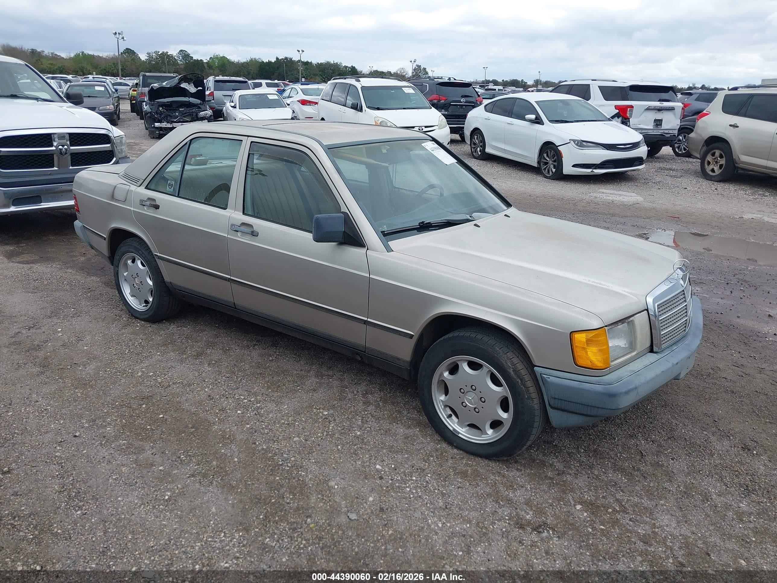 1987 Mercedes-Benz 190 E, VIN WDBDA28D6HF358311 — Mechanical