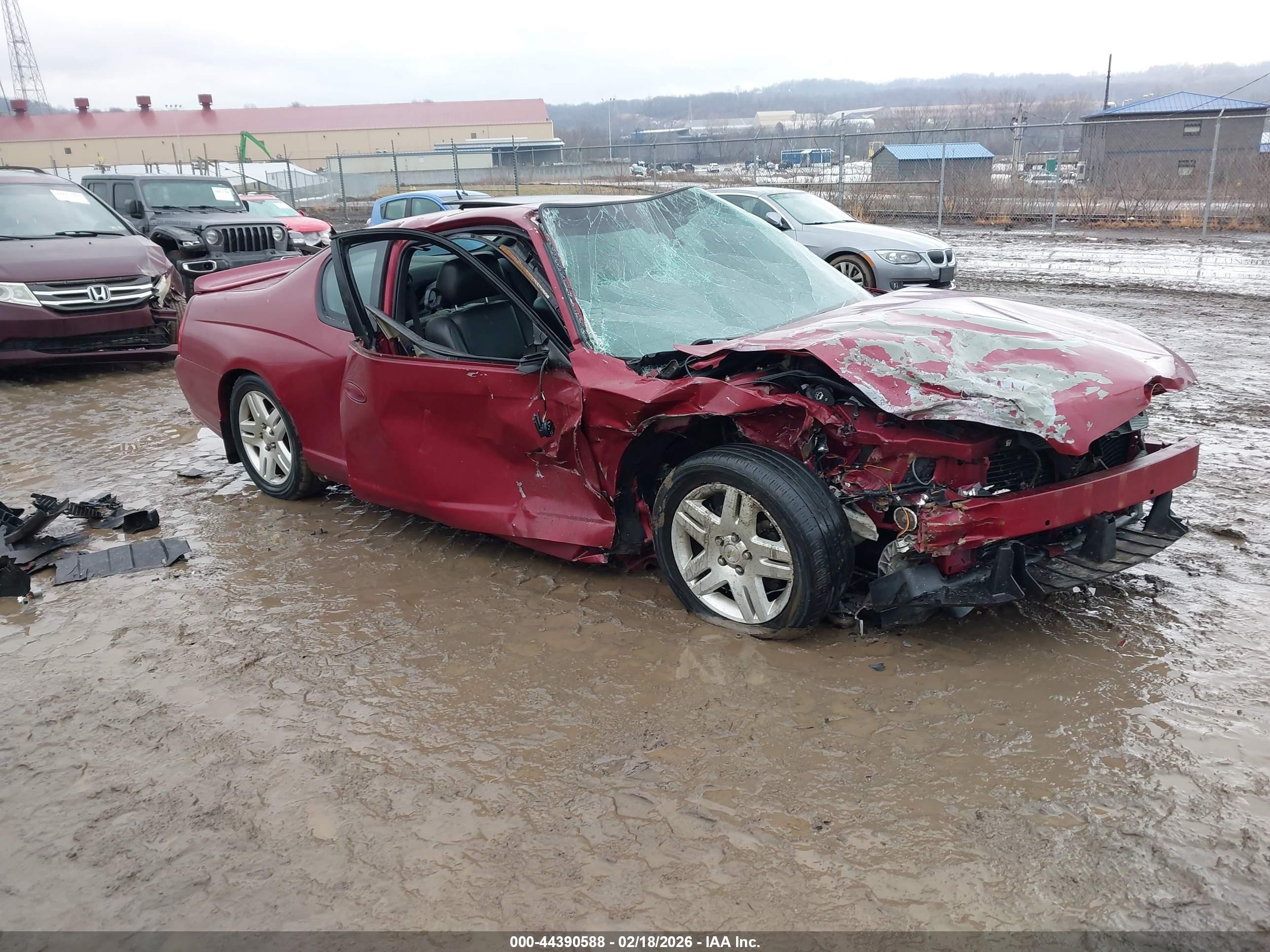 2006 Chevrolet Monte Carlo LTZ, VIN 2G1WN151369304529 — Front end