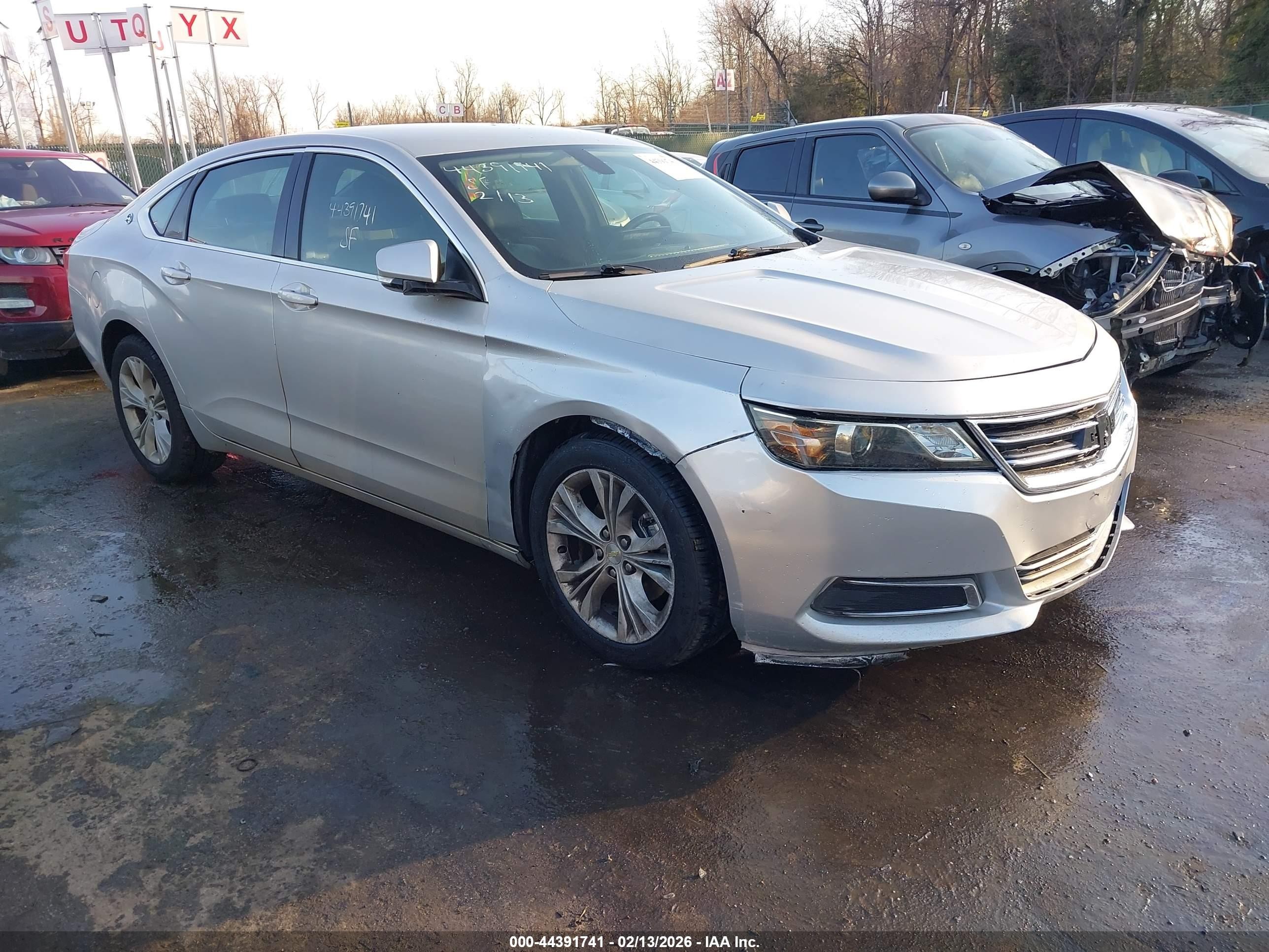 2015 Chevrolet Impala LT, VIN 2G1125S37F9191300 — Front end