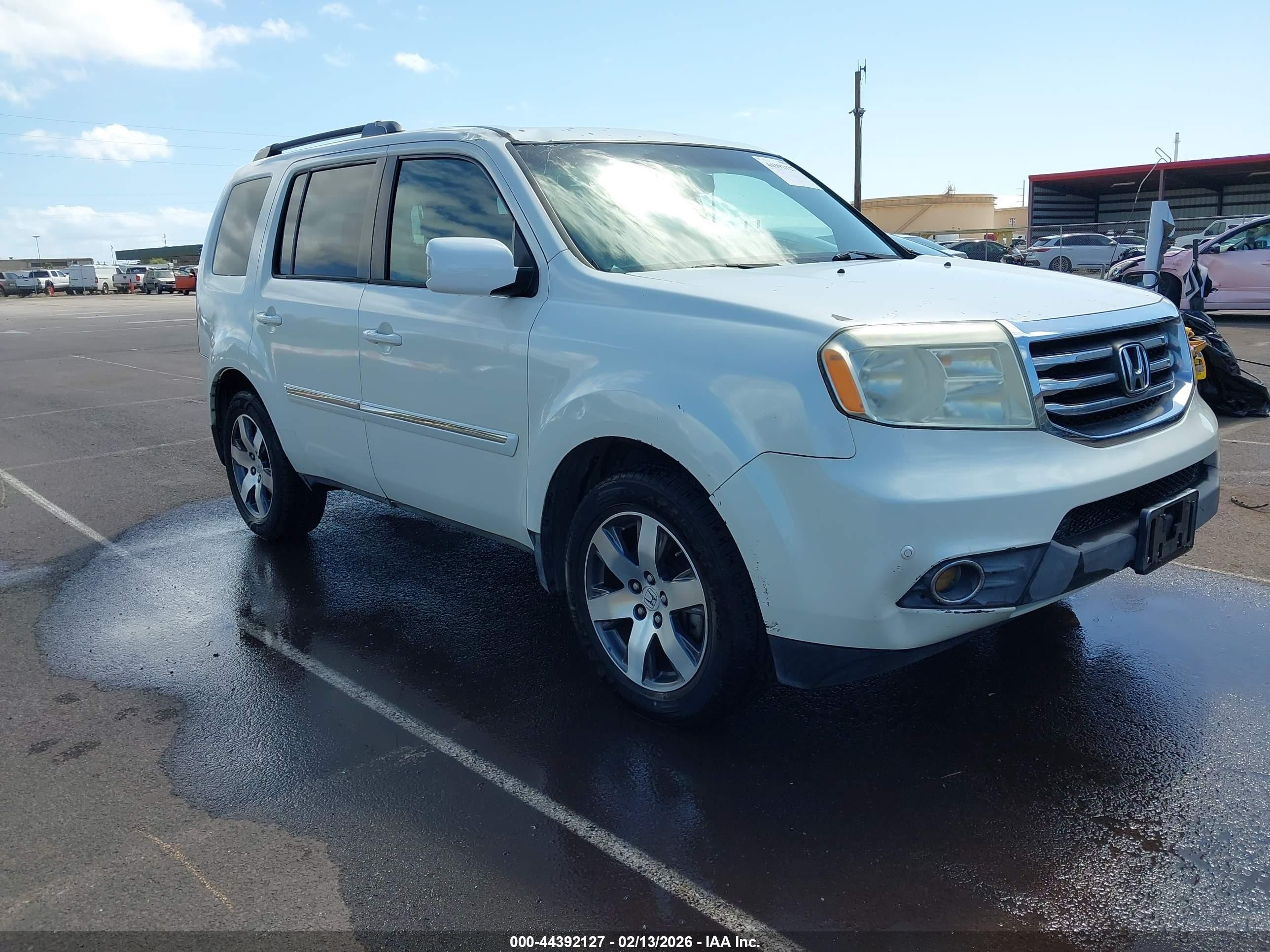 2012 Honda Pilot Touring, VIN 5FNYF3H93CB008251 — Roof