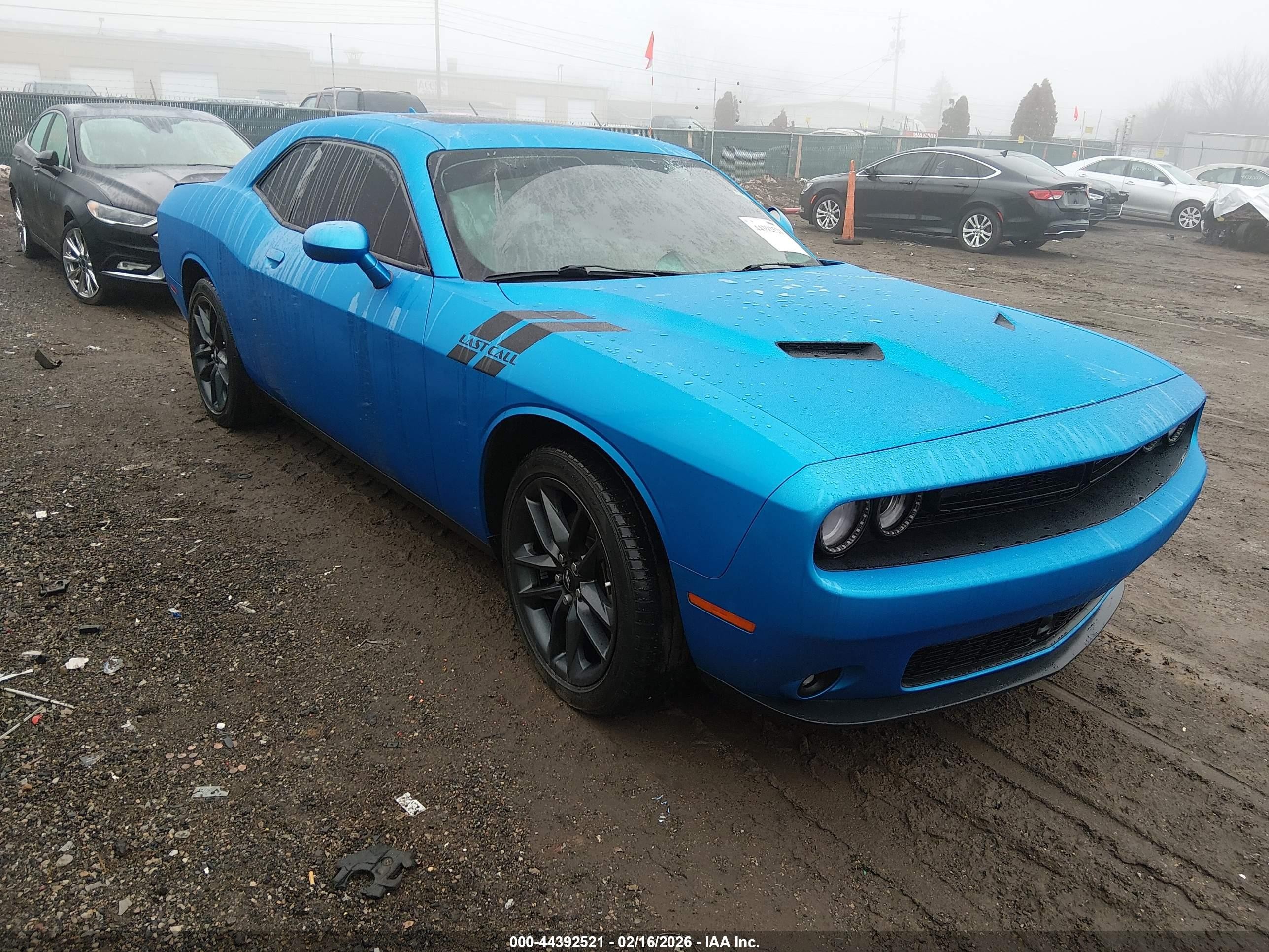 2023 Dodge Challenger SXT, VIN 2C3CDZGGXPH696546 — Interior fire