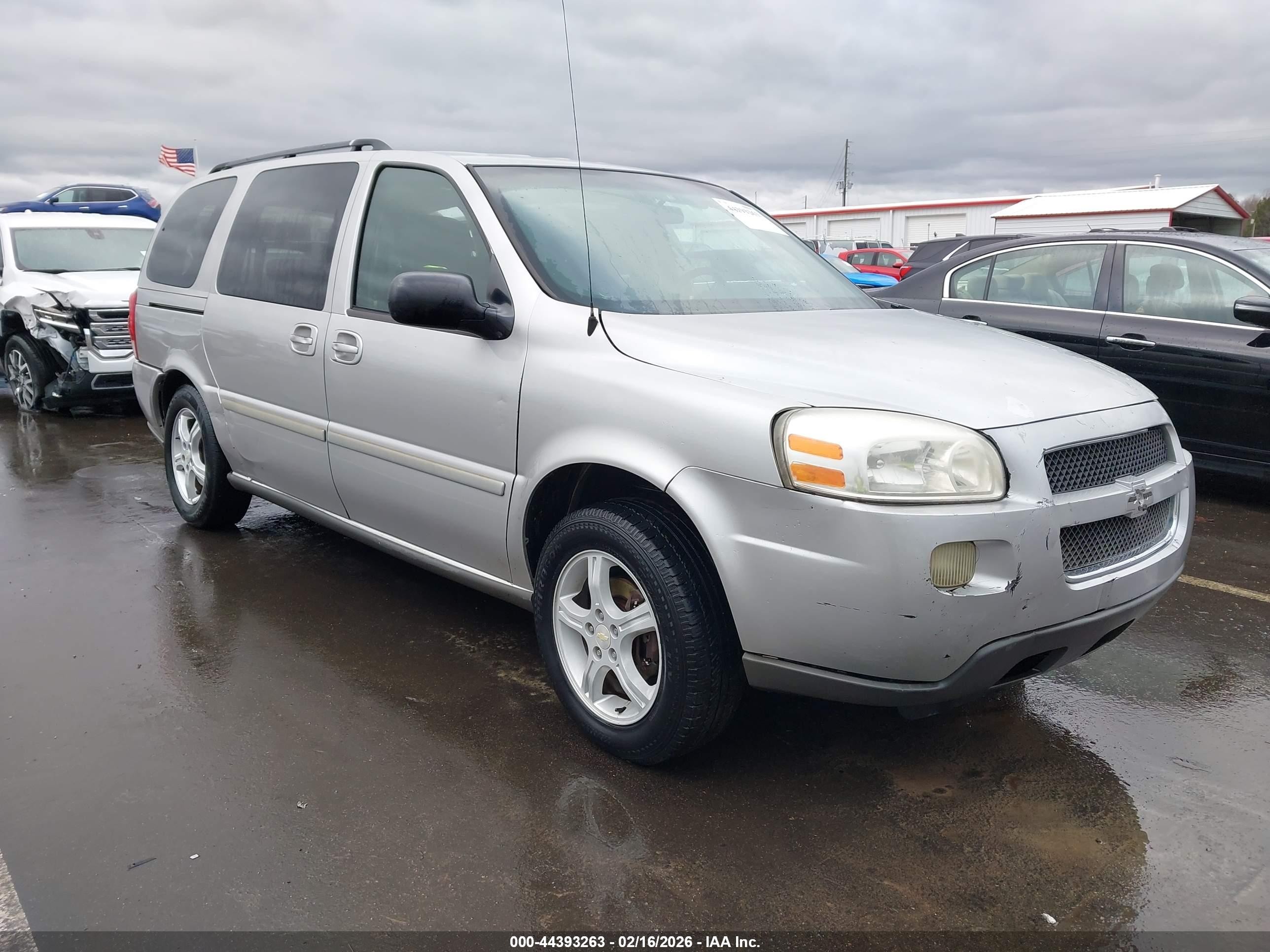 2005 Chevrolet Uplander LS, VIN 1GNDV23L35D260162 — Rear end