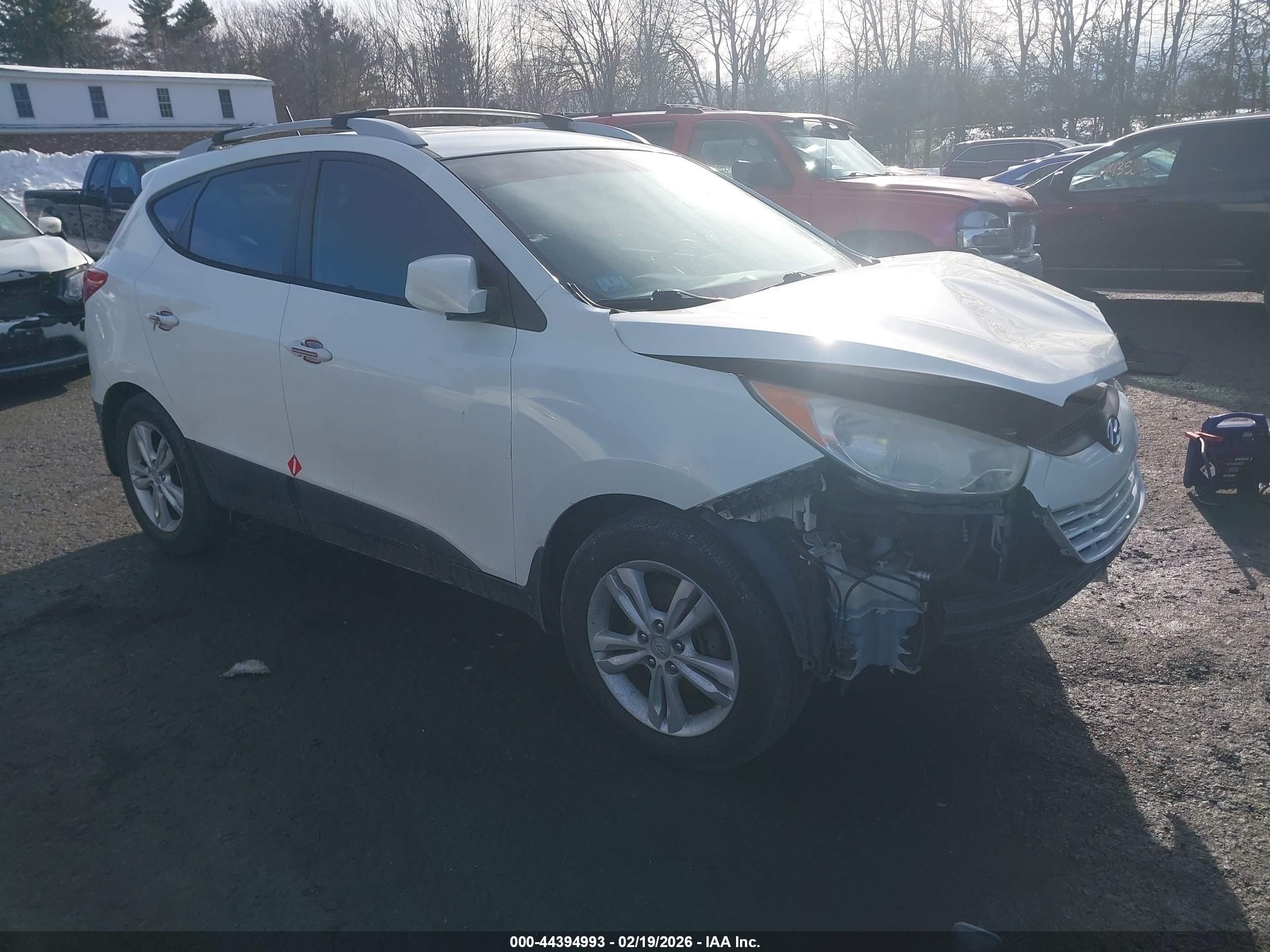 2010 Hyundai Tucson GLS, VIN KM8JUCACXAU060781 — Front end