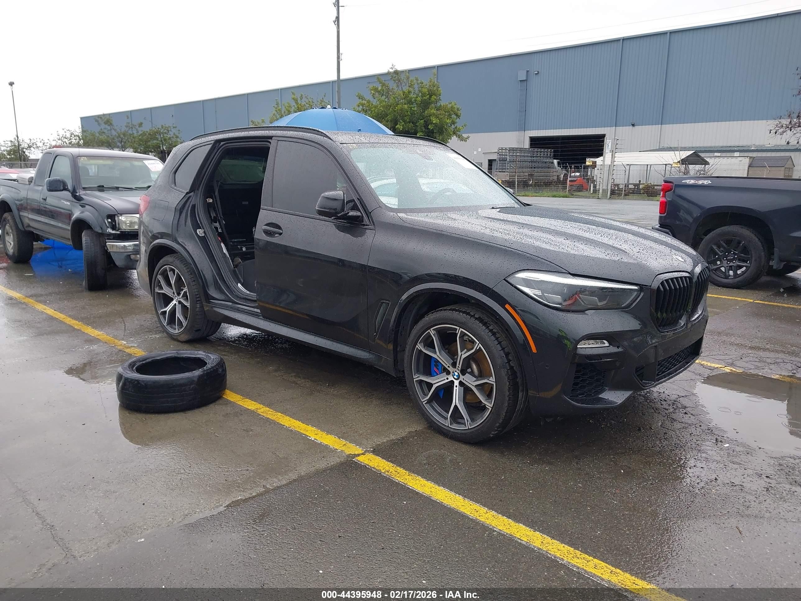 2021 BMW X5 sDrive40i, VIN 5UXCR4C0XM9H73244 — Stripped