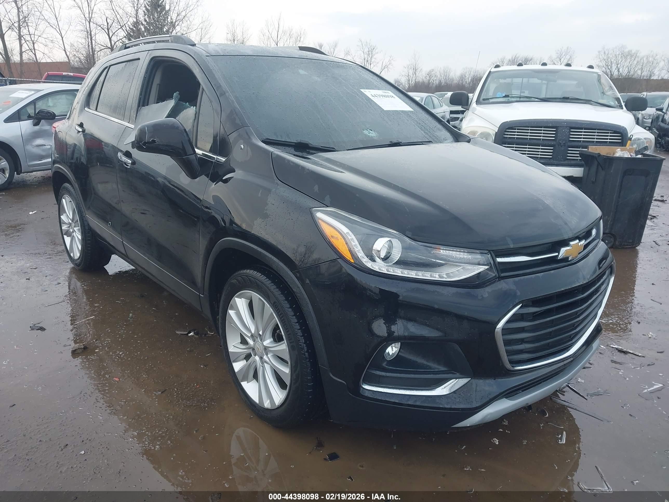 2020 Chevrolet Trax Premier, VIN KL7CJMSB3LB312884 — Vandalism