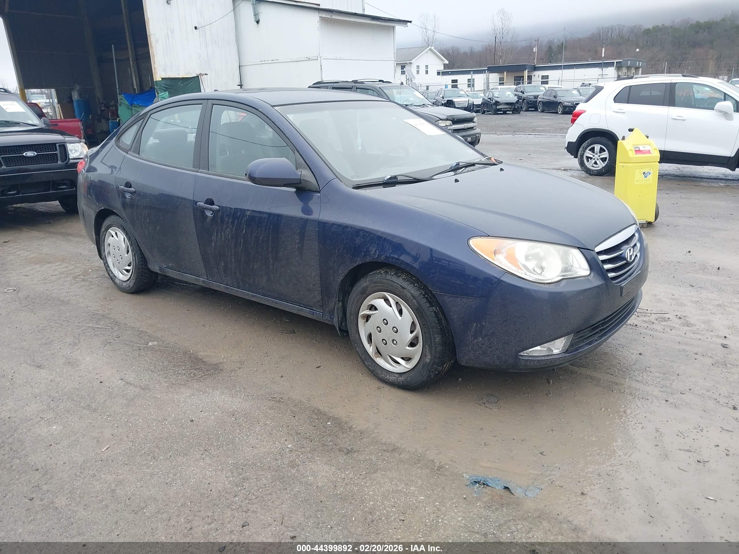 2010 Hyundai Elantra GLS, VIN KMHDU4AD9AU830321 — Front end