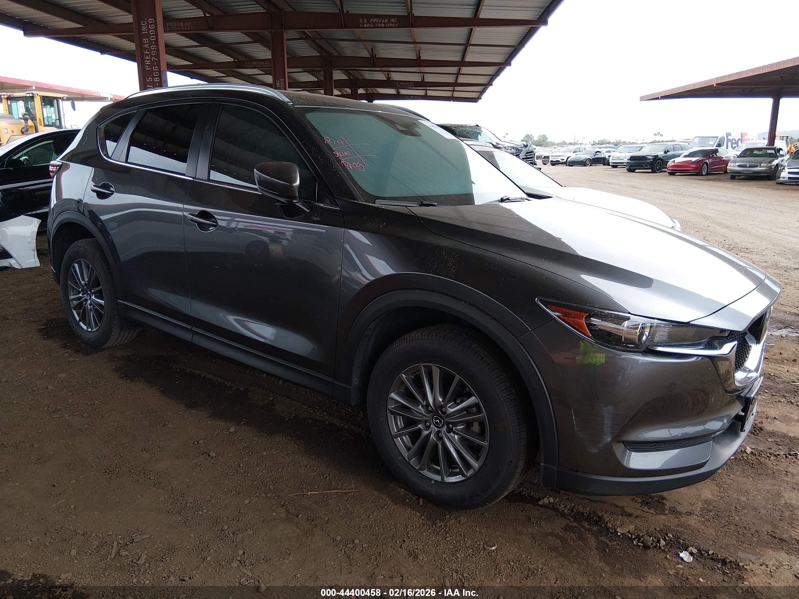 2020 Mazda CX-5 Touring, VIN JM3KFBCM2L0760427 — Interior fire