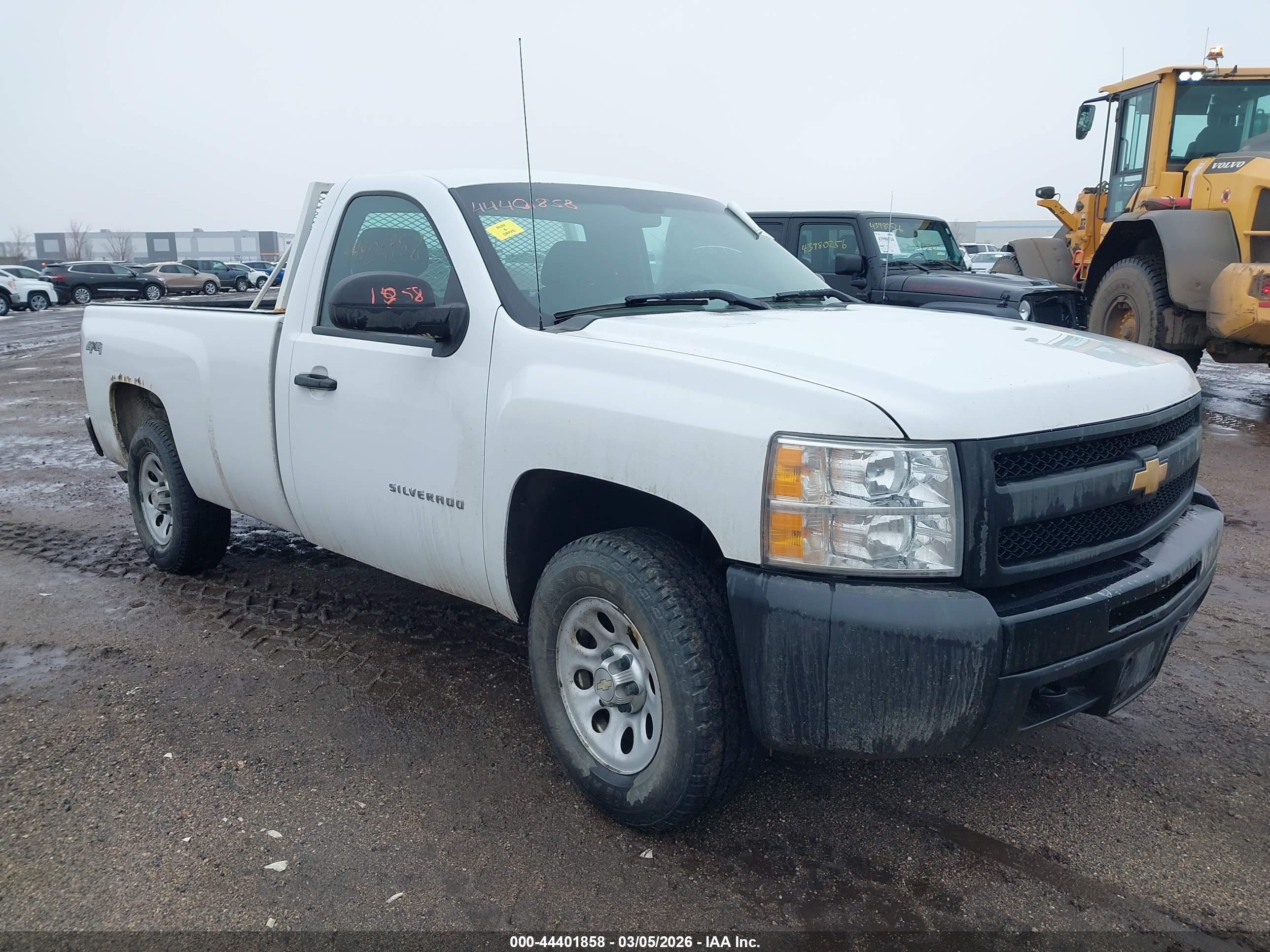 2012 Chevrolet Silverado 1500 Work Truck, VIN 1GCNKPE03CZ270616 — Обычный износ