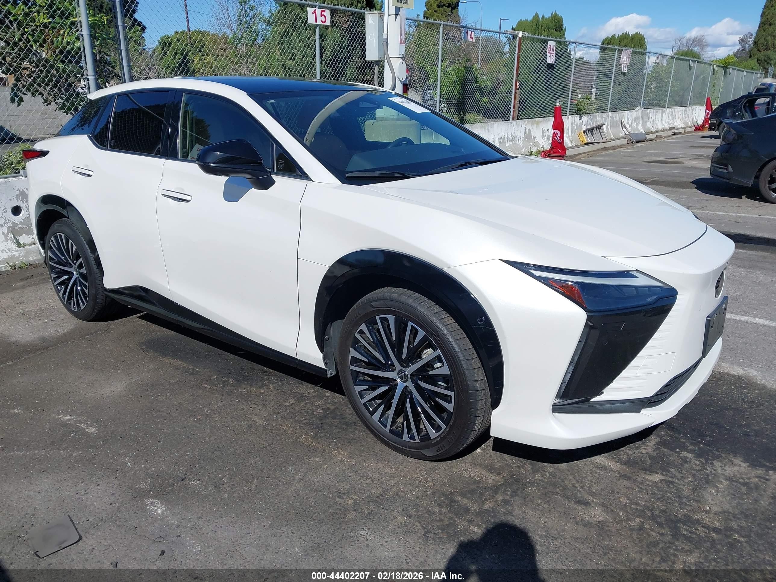 2023 Lexus RZ 450e Luxury, VIN JTJAAAAB4PA020826 — Vandalism