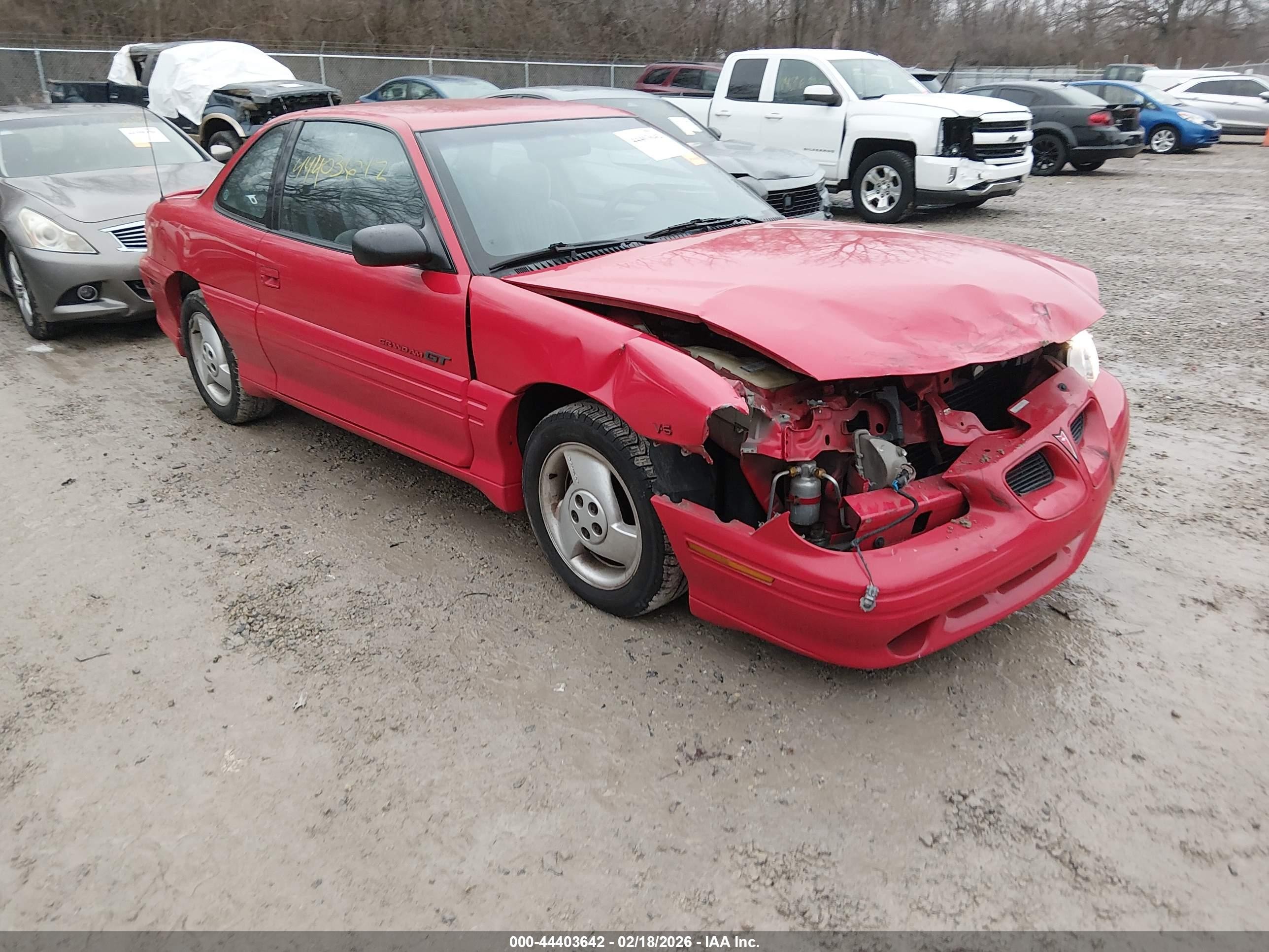 1998 Pontiac Grand Am, VIN 1G2NW12M5WC780275 — Front end