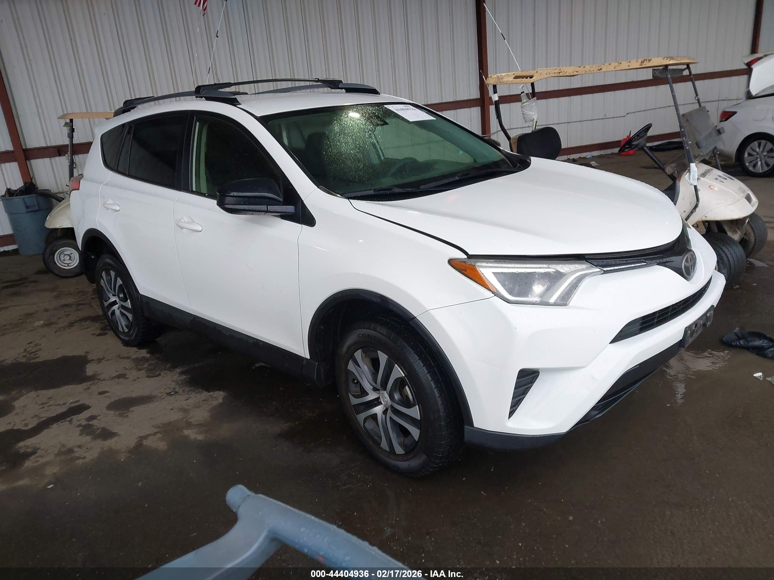 2017 Toyota RAV4 LE, VIN JTMBFREV6HJ714012 — Rear end