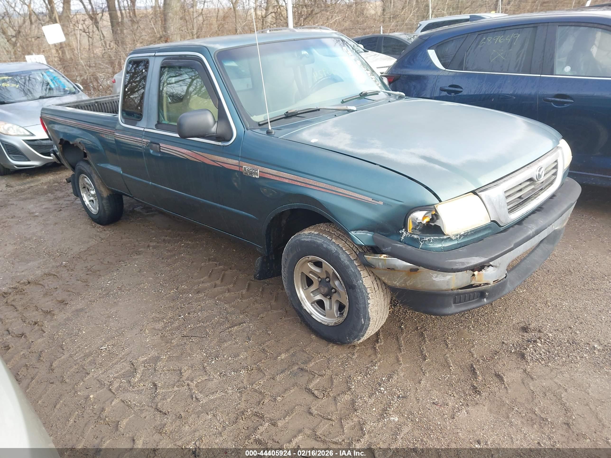 1998 Mazda B-Series SE, VIN 4F4YR16X9WTM08532 — По всему кузову