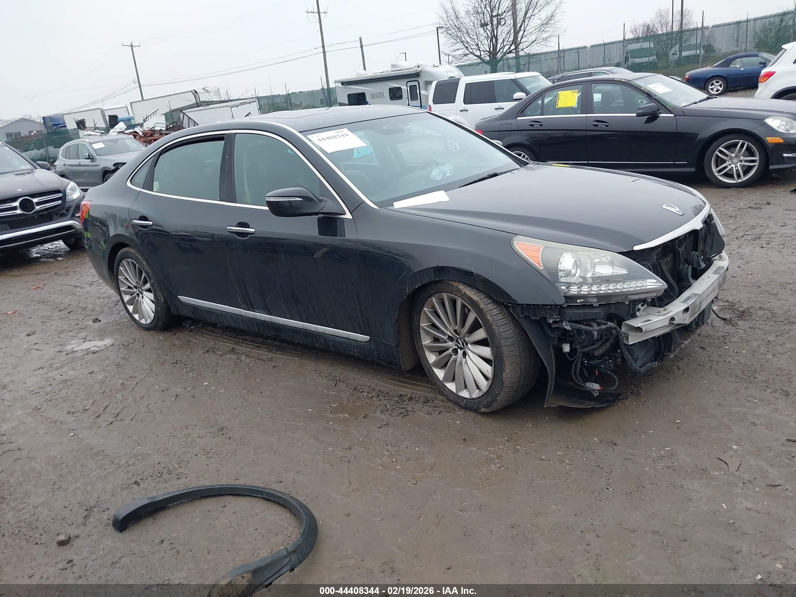2016 Hyundai Equus Signature, VIN KMHGH4JH0GU105686 — Front end