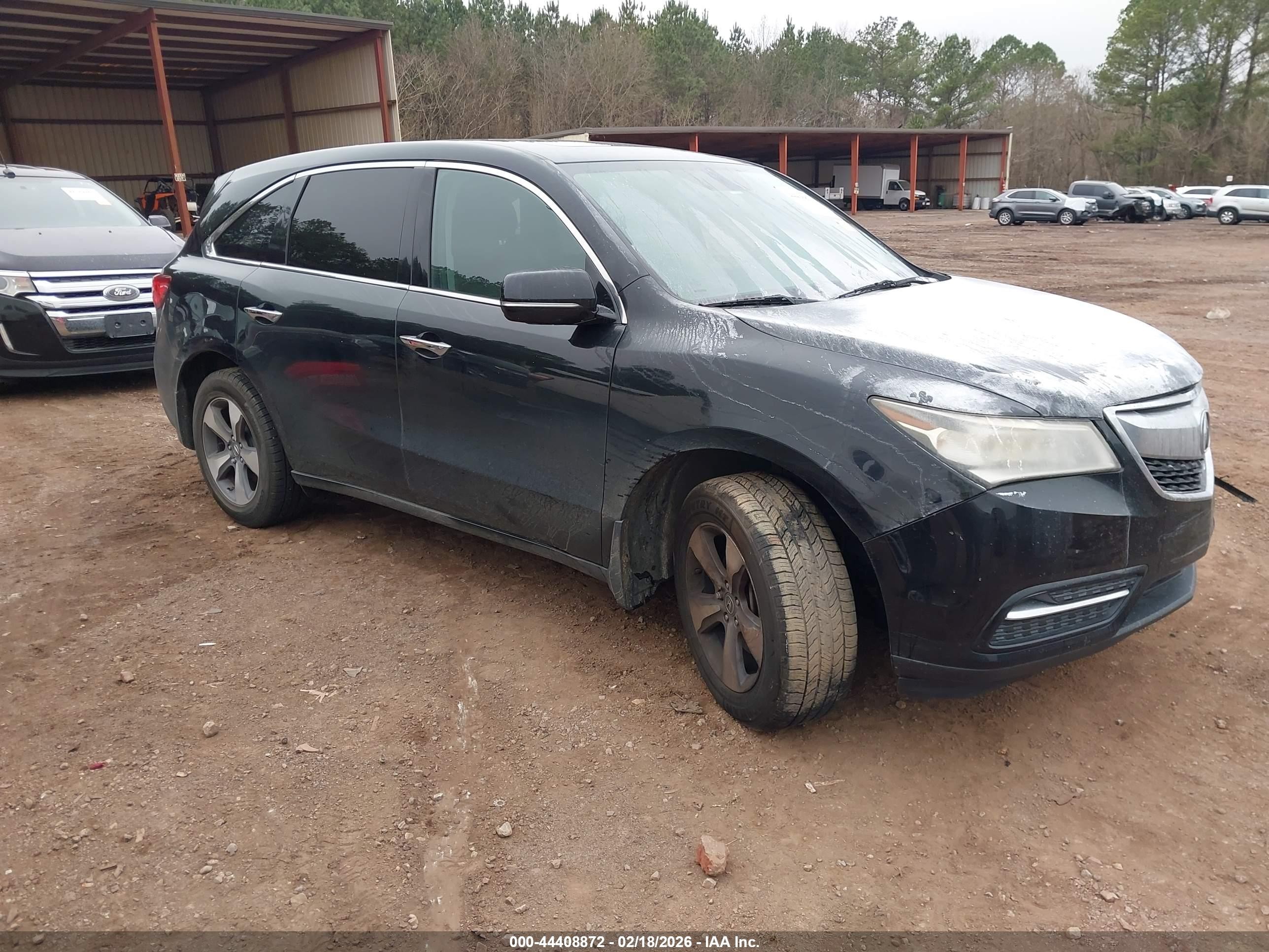 2014 Acura MDX, VIN 5FRYD3H28EB017117 — Engine fire