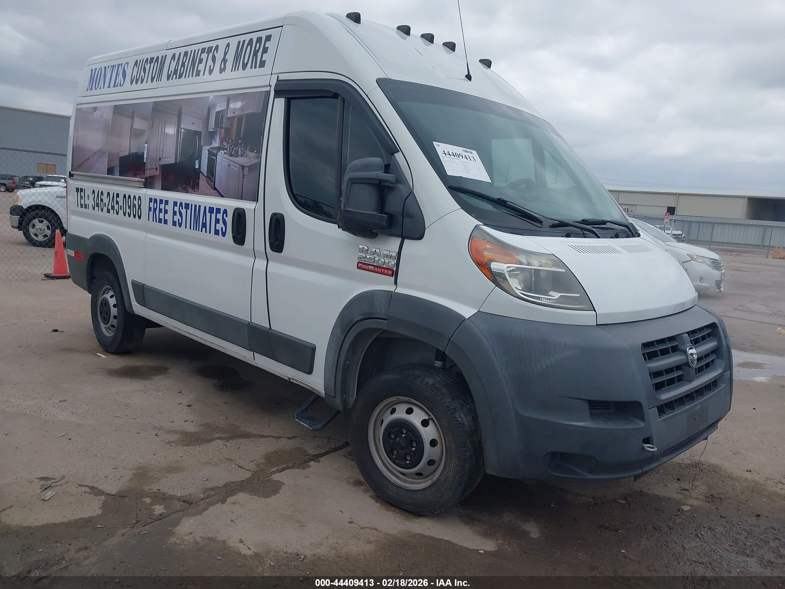 2015 Ram ProMaster, VIN 3C6TRVCD9FE505864 — Water / flood