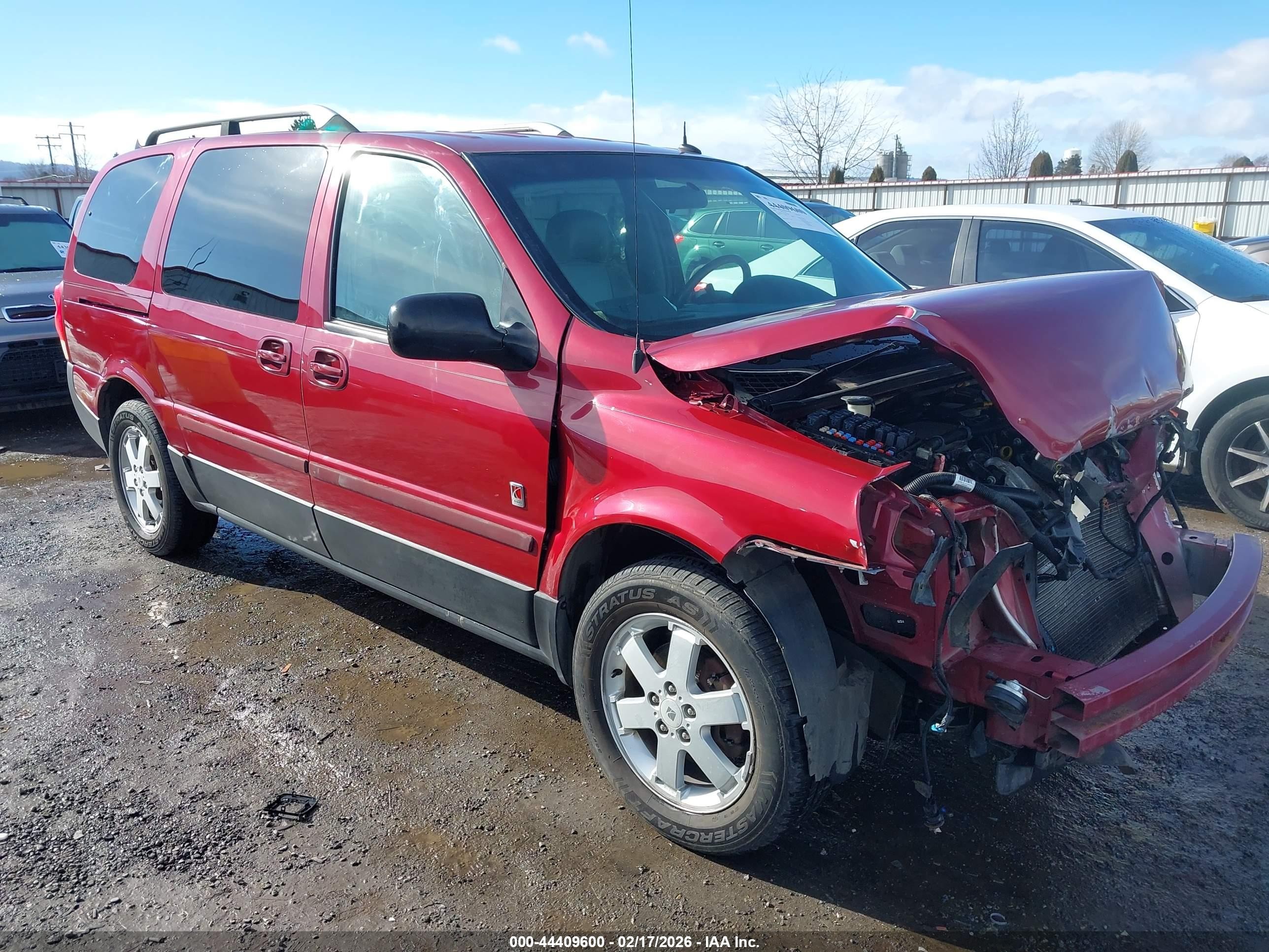 2005 Saturn Relay 3, VIN 5GZDV23L15D209296 — Перед