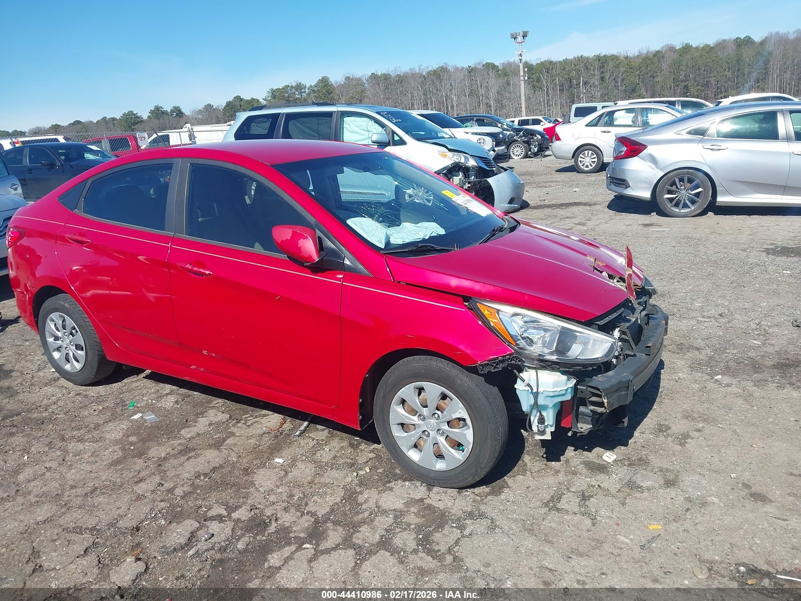 2016 Hyundai Accent SE, VIN KMHCT4AE5GU128531 — All over